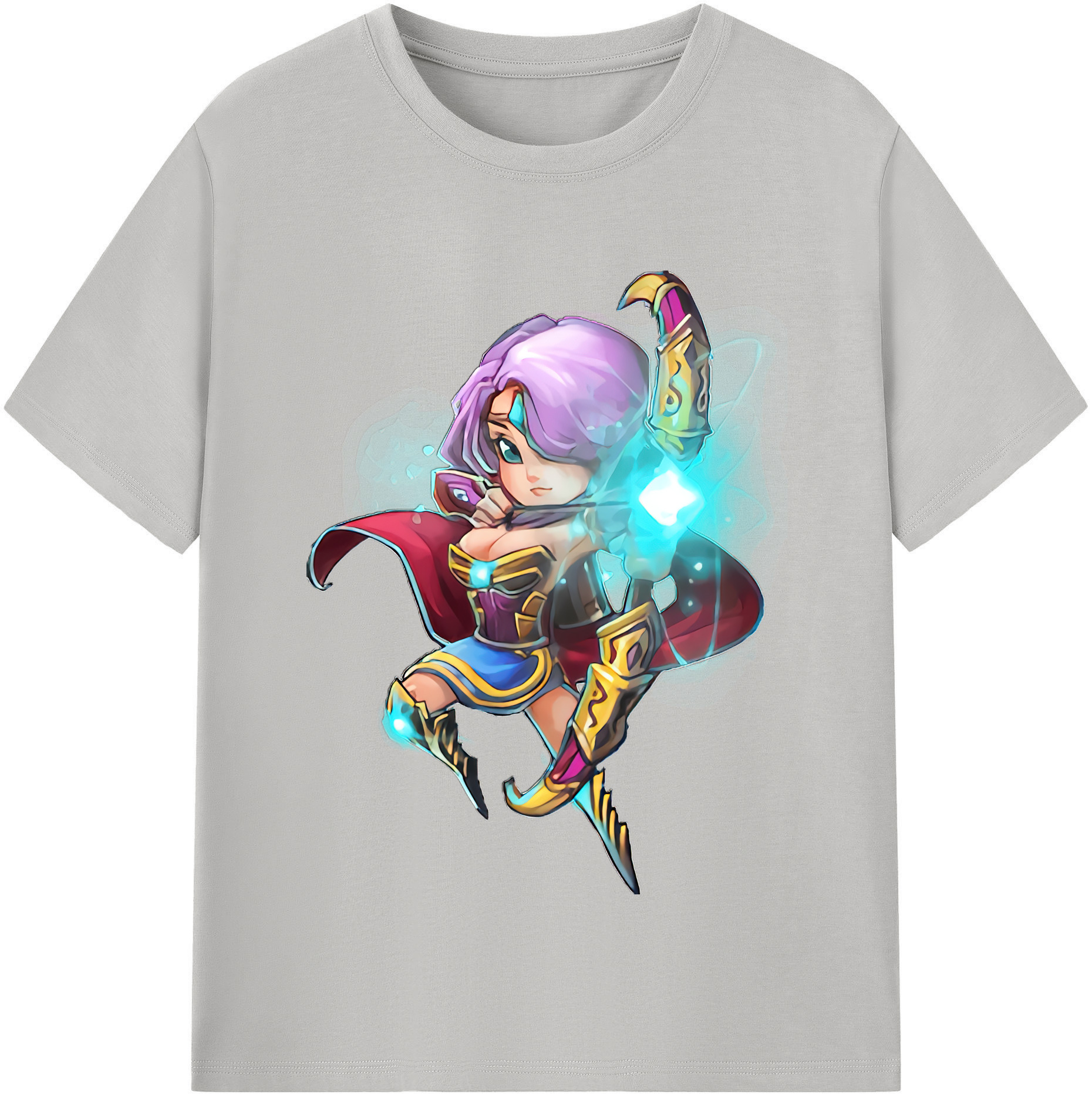 リーグ・オブ・レジェンド League of Legends LOL 綿100％半袖Tシャツ（フロントプリント）