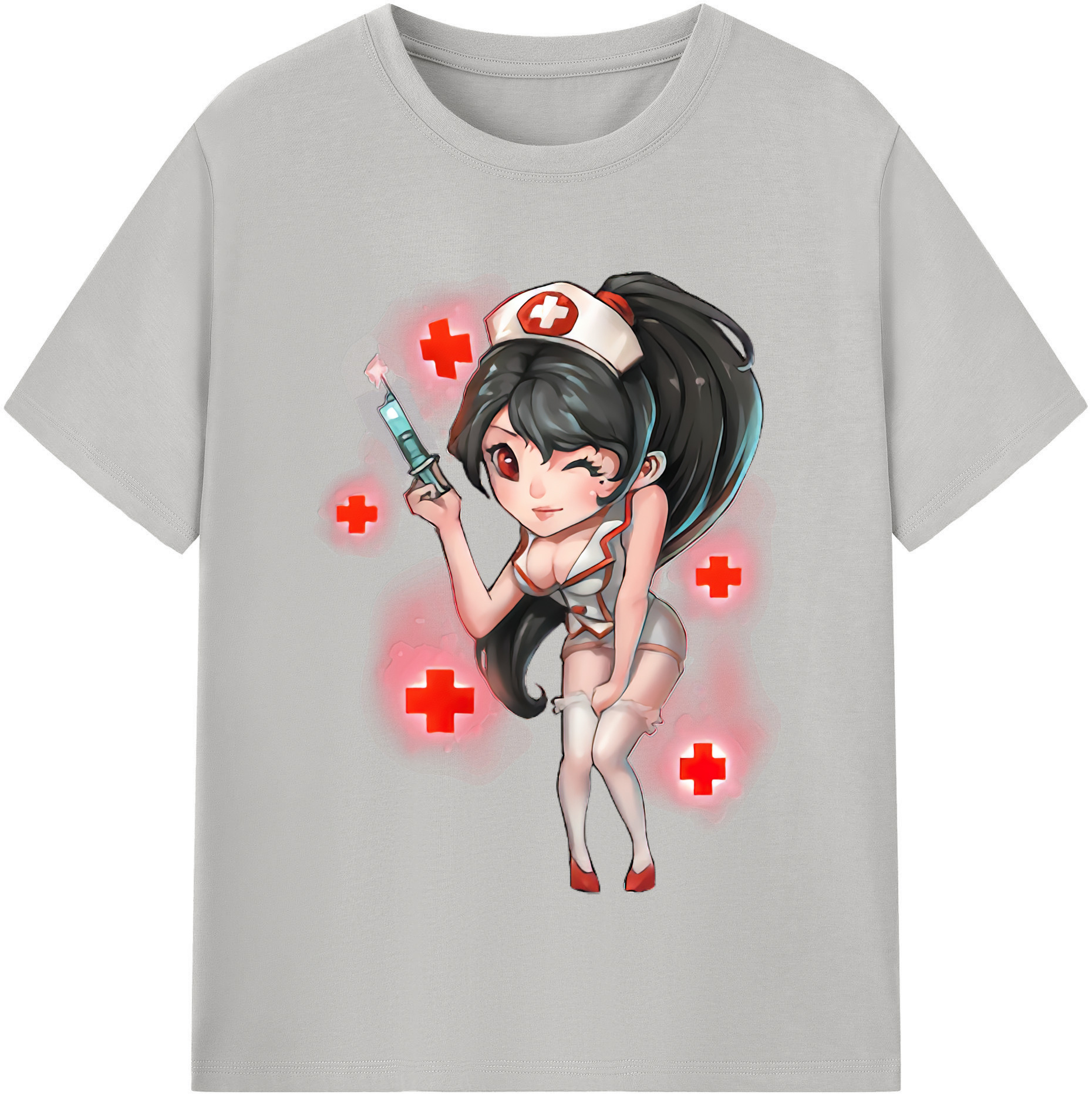 リーグ・オブ・レジェンド League of Legends LOL 綿100％半袖Tシャツ（フロントプリント）
