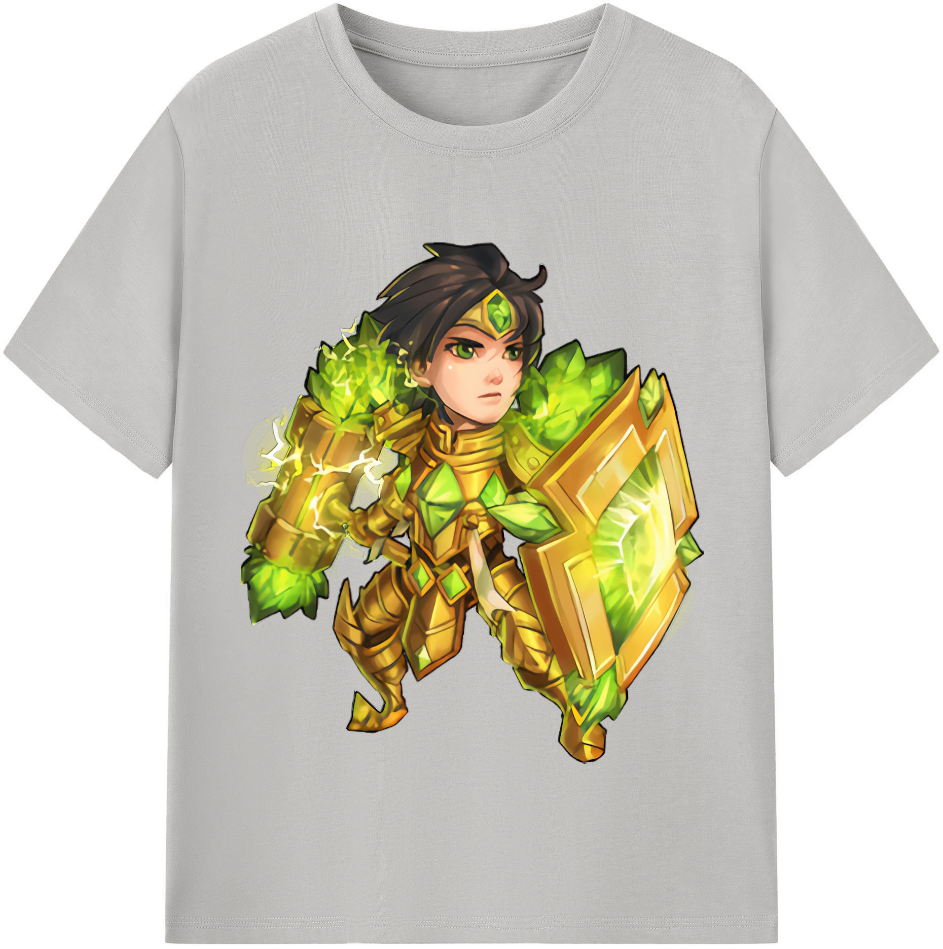 リーグ・オブ・レジェンド League of Legends LOL 綿100％半袖Tシャツ（フロントプリント）