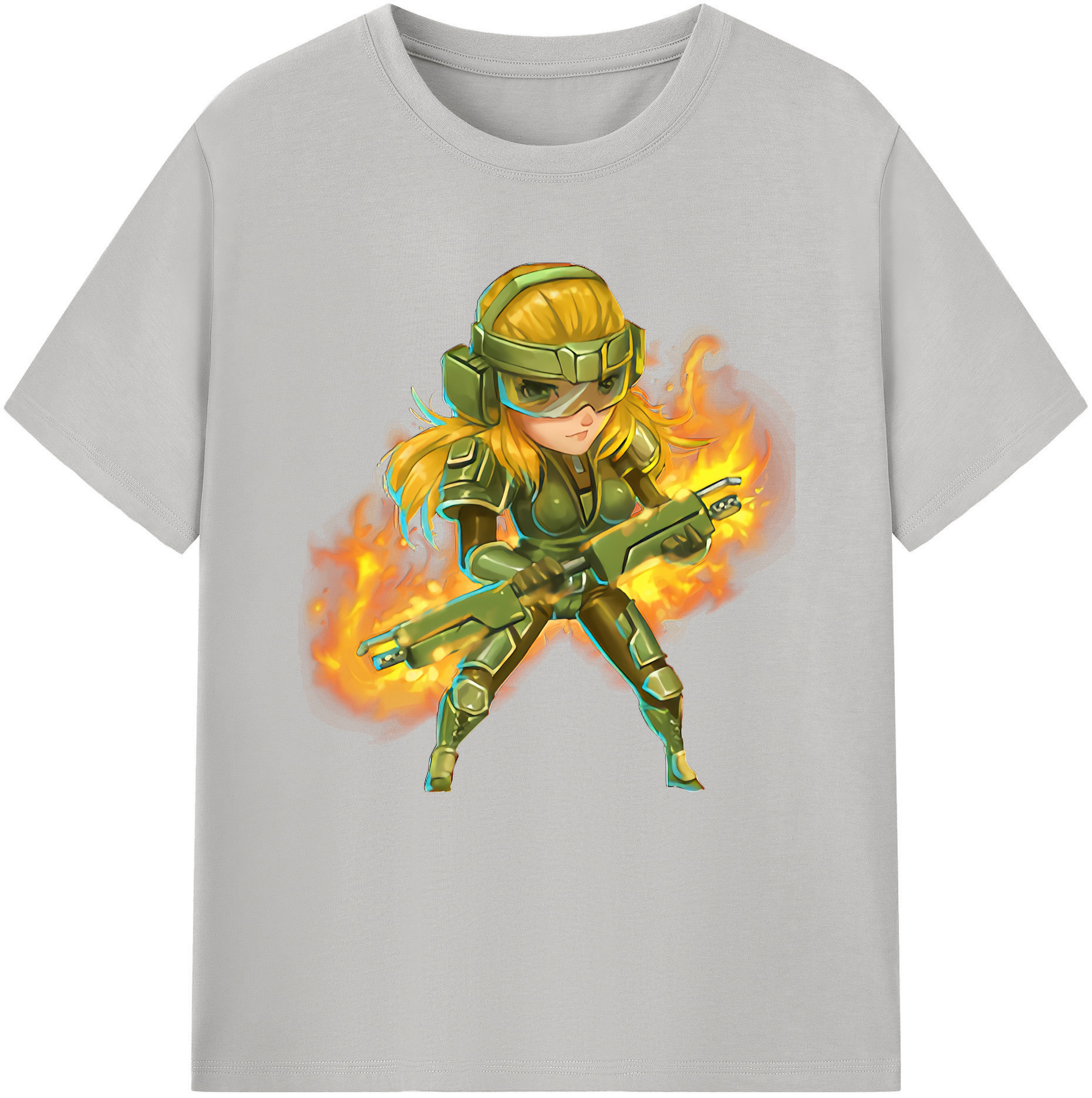リーグ・オブ・レジェンド League of Legends LOL 綿100％半袖Tシャツ（フロントプリント）
