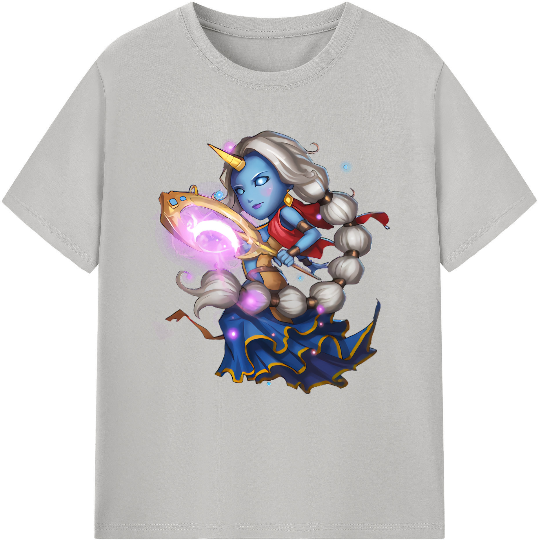 リーグ・オブ・レジェンド League of Legends LOL 綿100％半袖Tシャツ（フロントプリント）