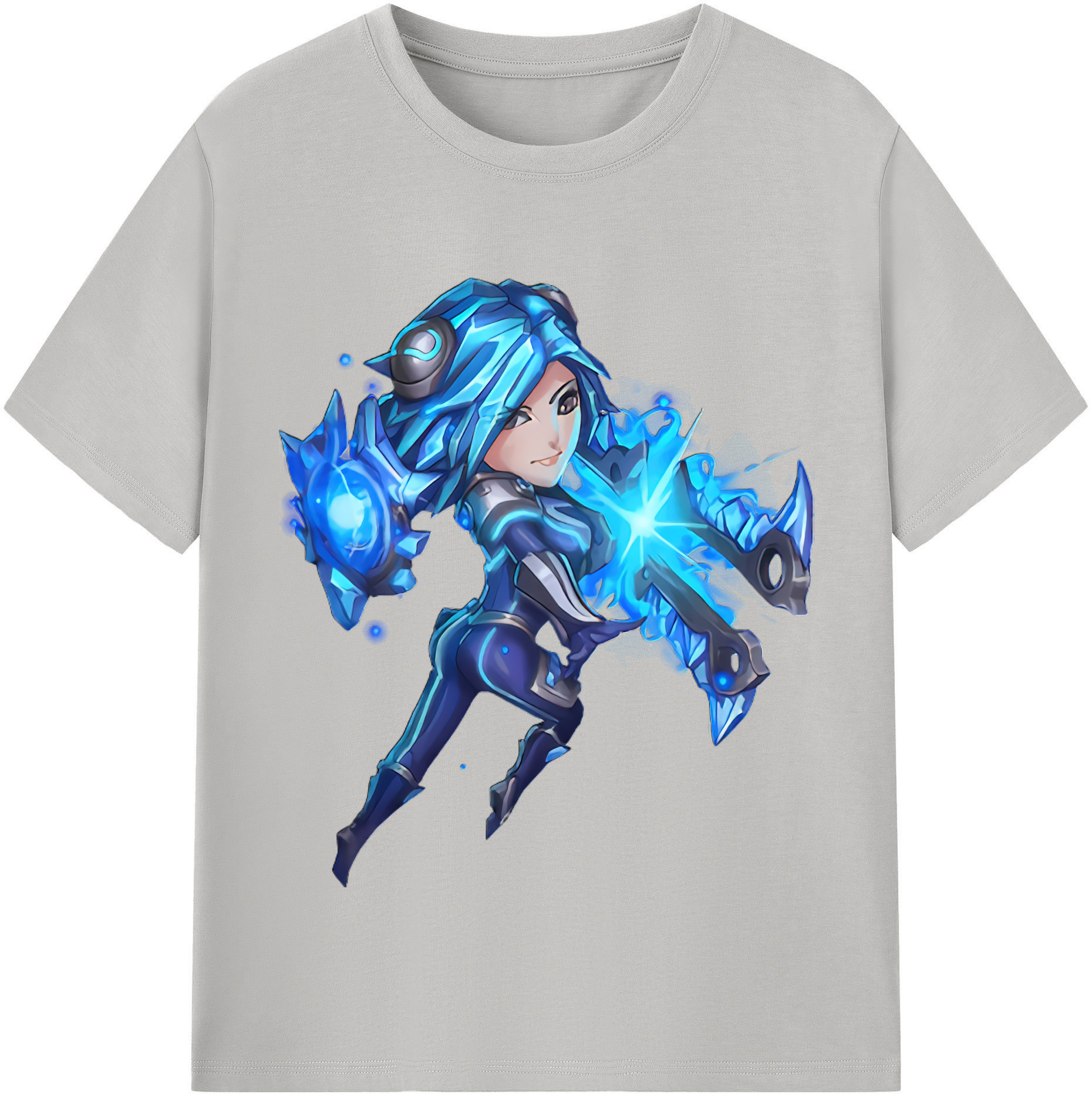 リーグ・オブ・レジェンド League of Legends LOL 綿100％半袖Tシャツ（フロントプリント）