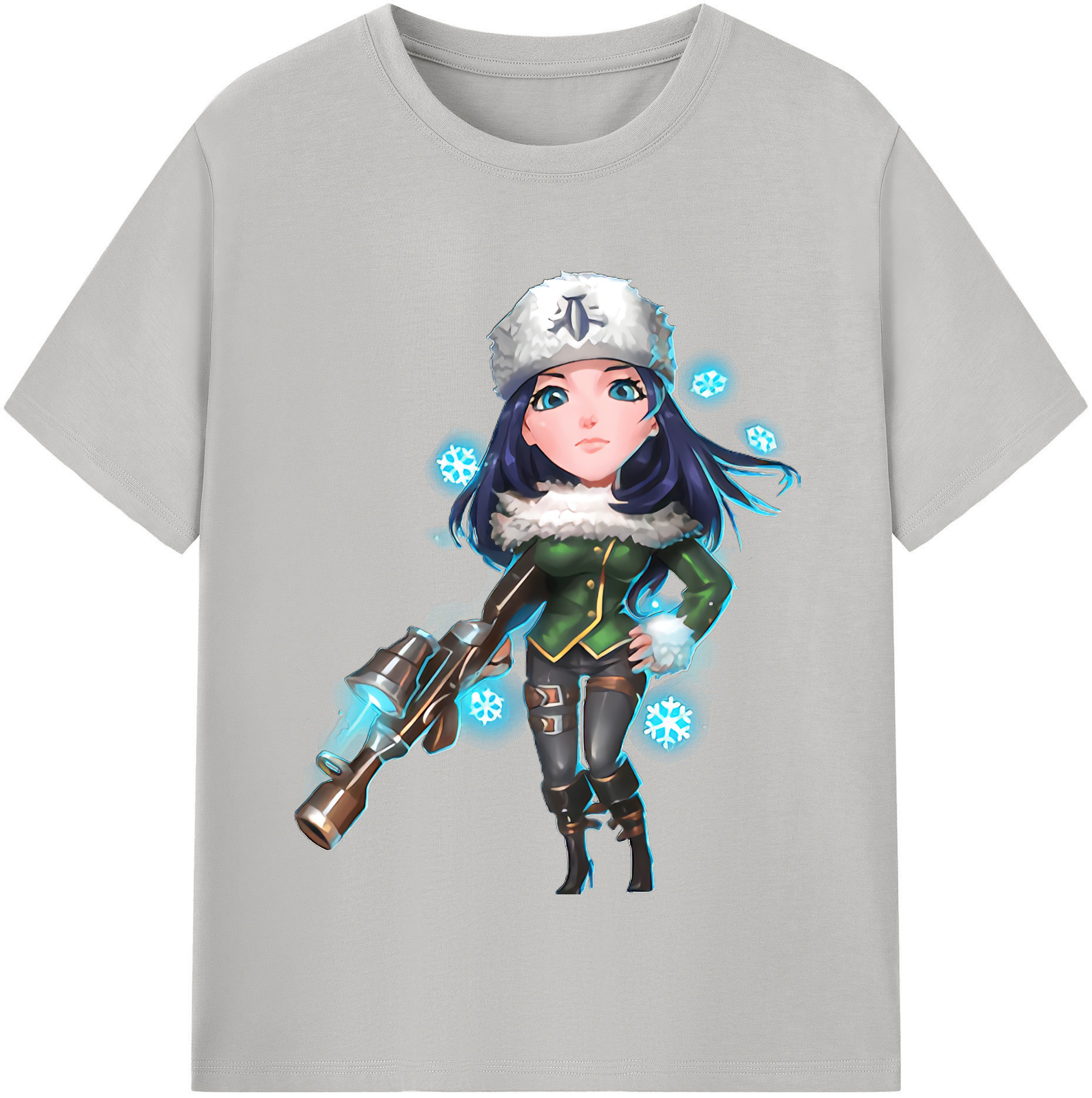 リーグ・オブ・レジェンド League of Legends LOL 綿100％半袖Tシャツ（フロントプリント）