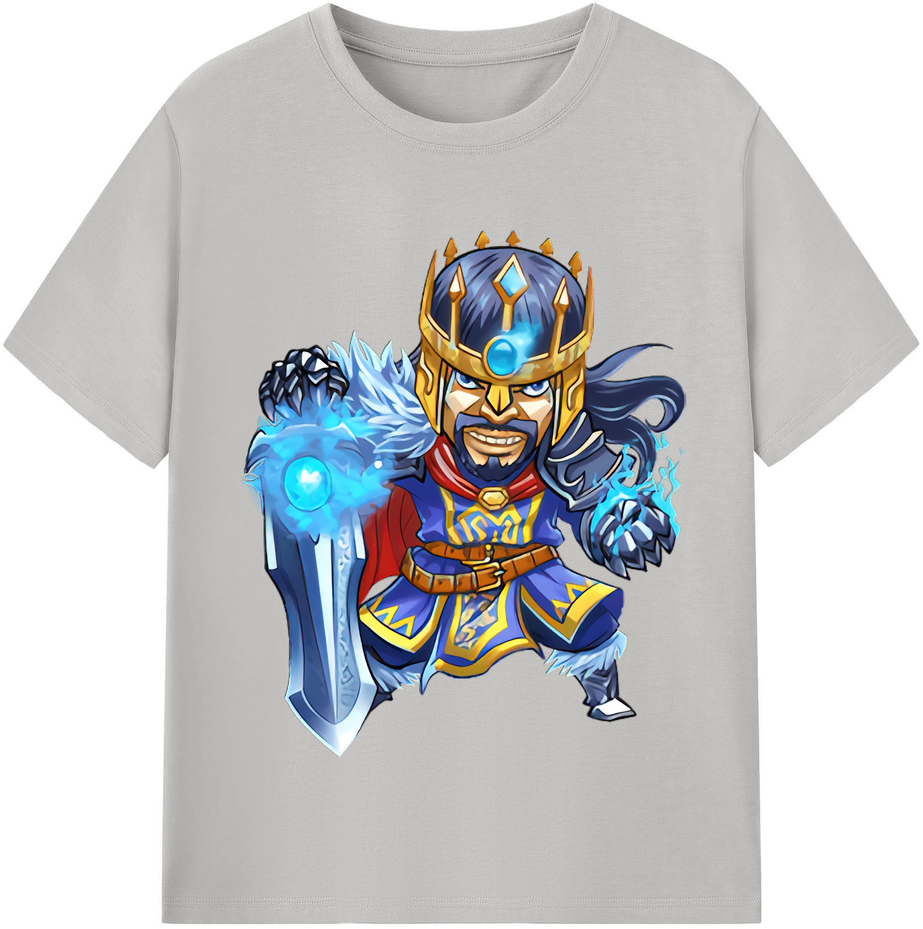 リーグ・オブ・レジェンド League of Legends LOL 綿100％半袖Tシャツ（フロントプリント）