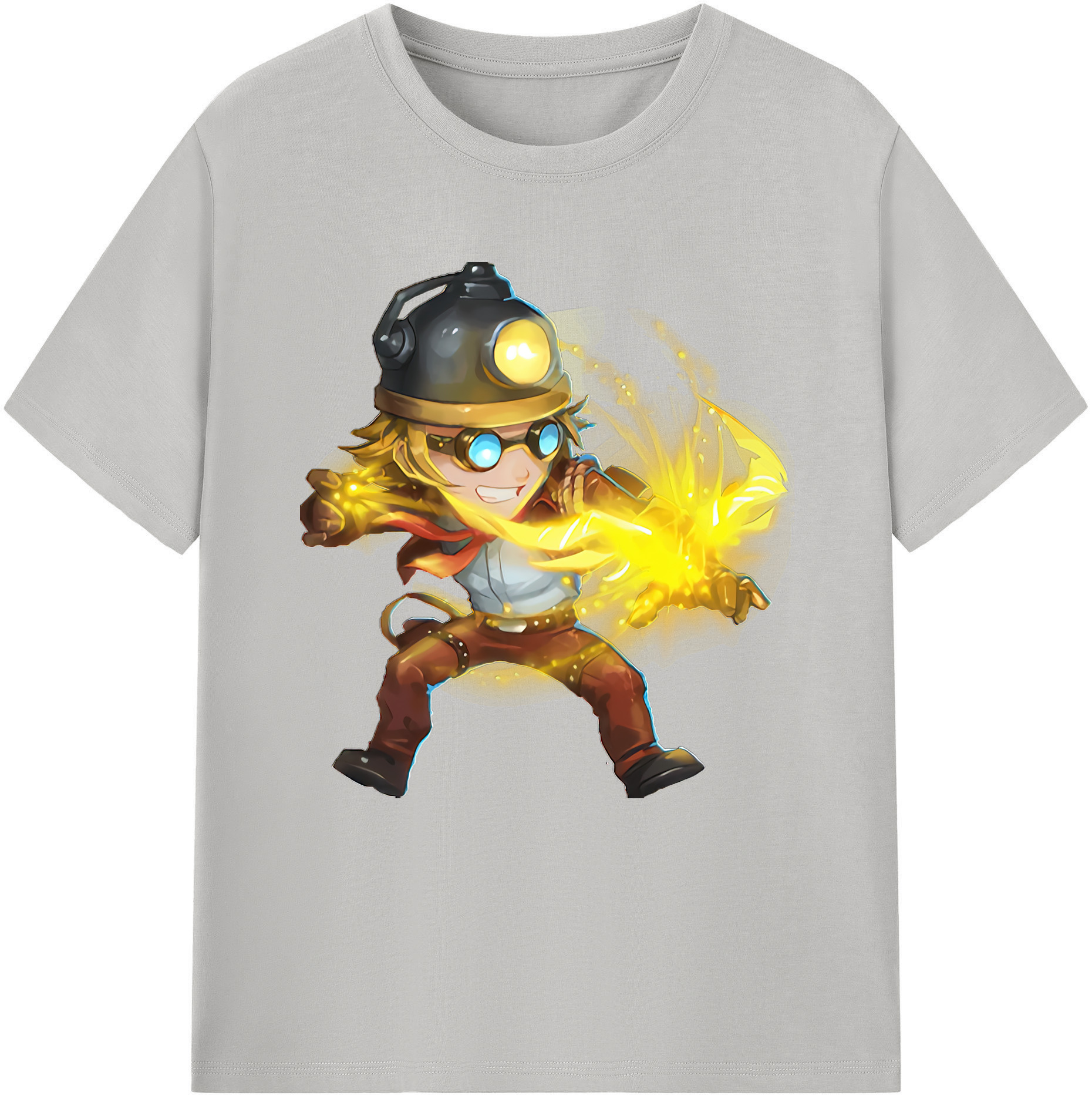 リーグ・オブ・レジェンド League of Legends LOL 綿100％半袖Tシャツ（フロントプリント）
