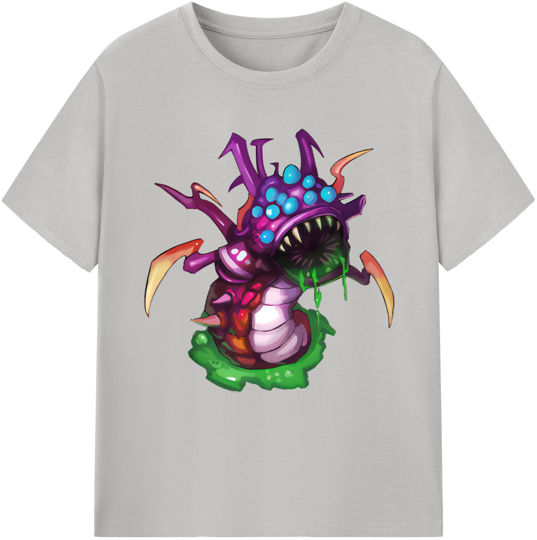 リーグ・オブ・レジェンド League of Legends LOL 綿100％半袖Tシャツ（フロントプリント）