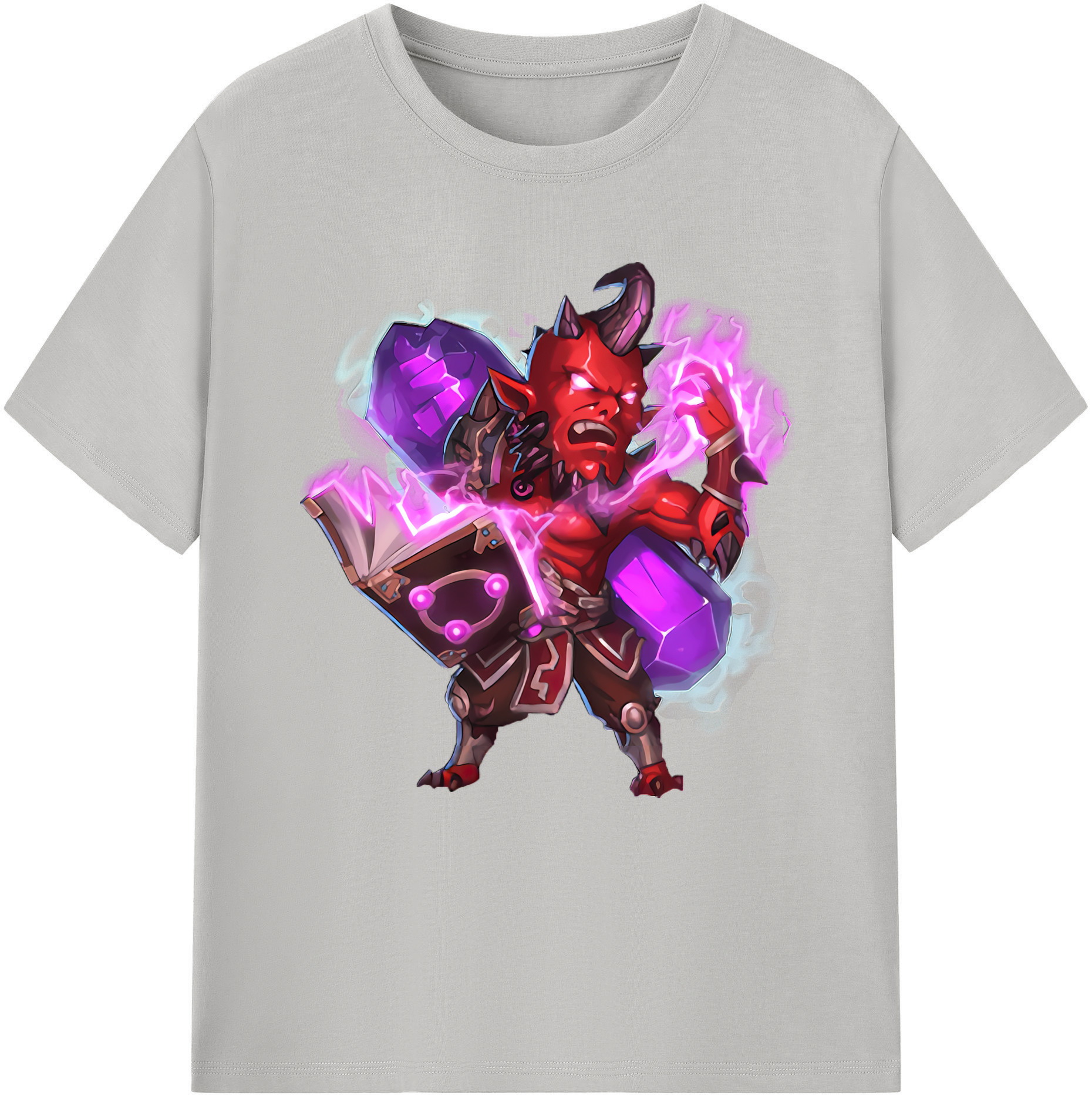 リーグ・オブ・レジェンド League of Legends LOL 綿100％半袖Tシャツ（フロントプリント）