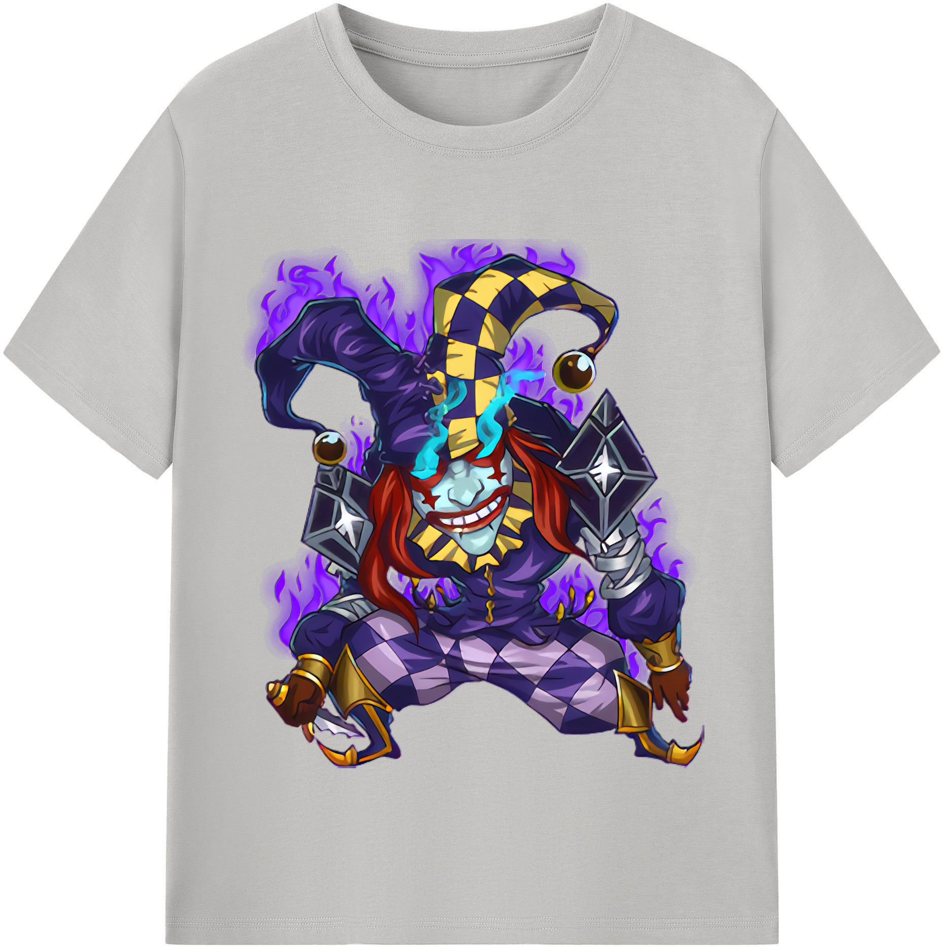 リーグ・オブ・レジェンド League of Legends LOL 綿100％半袖Tシャツ（フロントプリント）