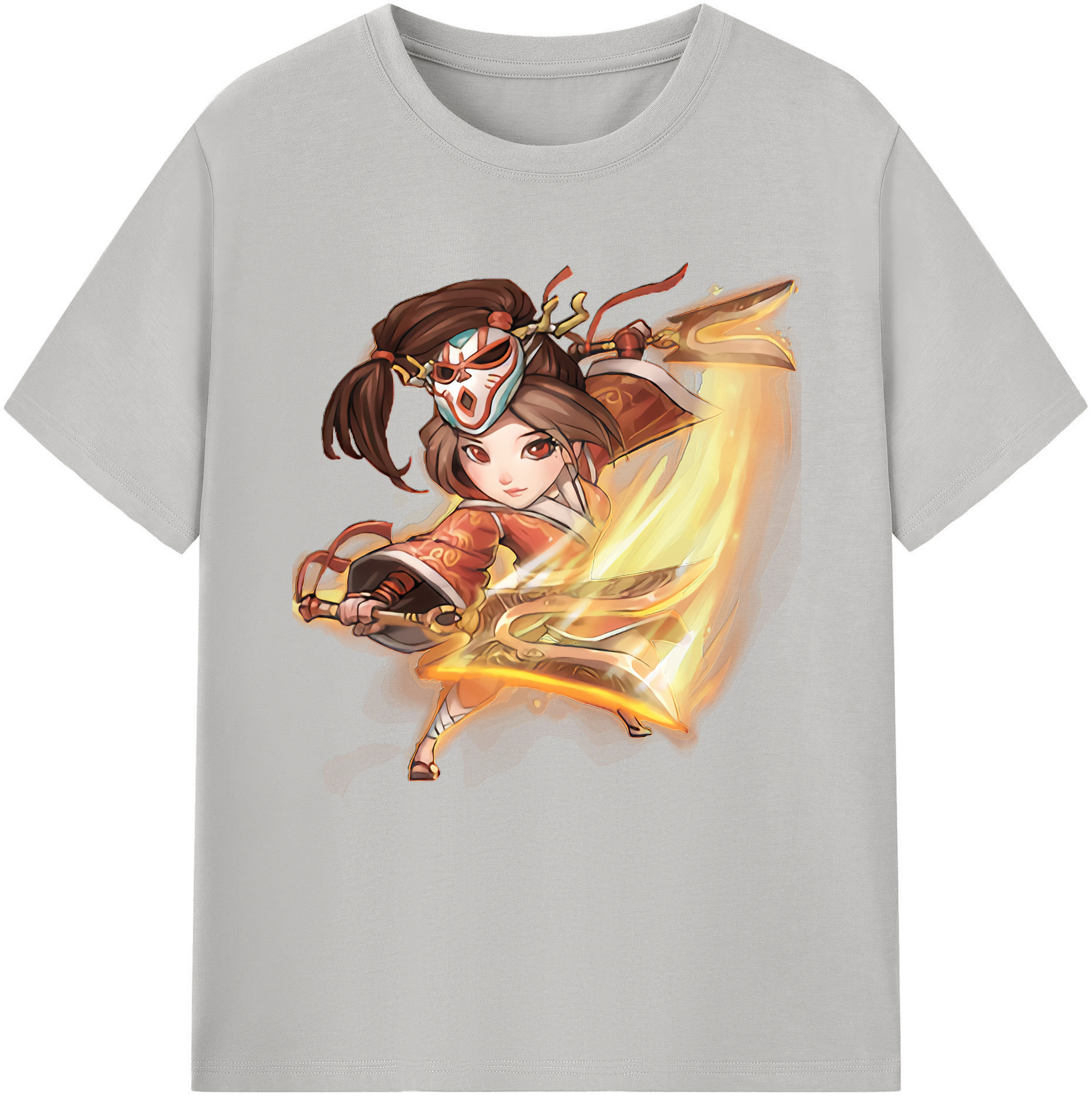 リーグ・オブ・レジェンド League of Legends LOL 綿100％半袖Tシャツ（フロントプリント）