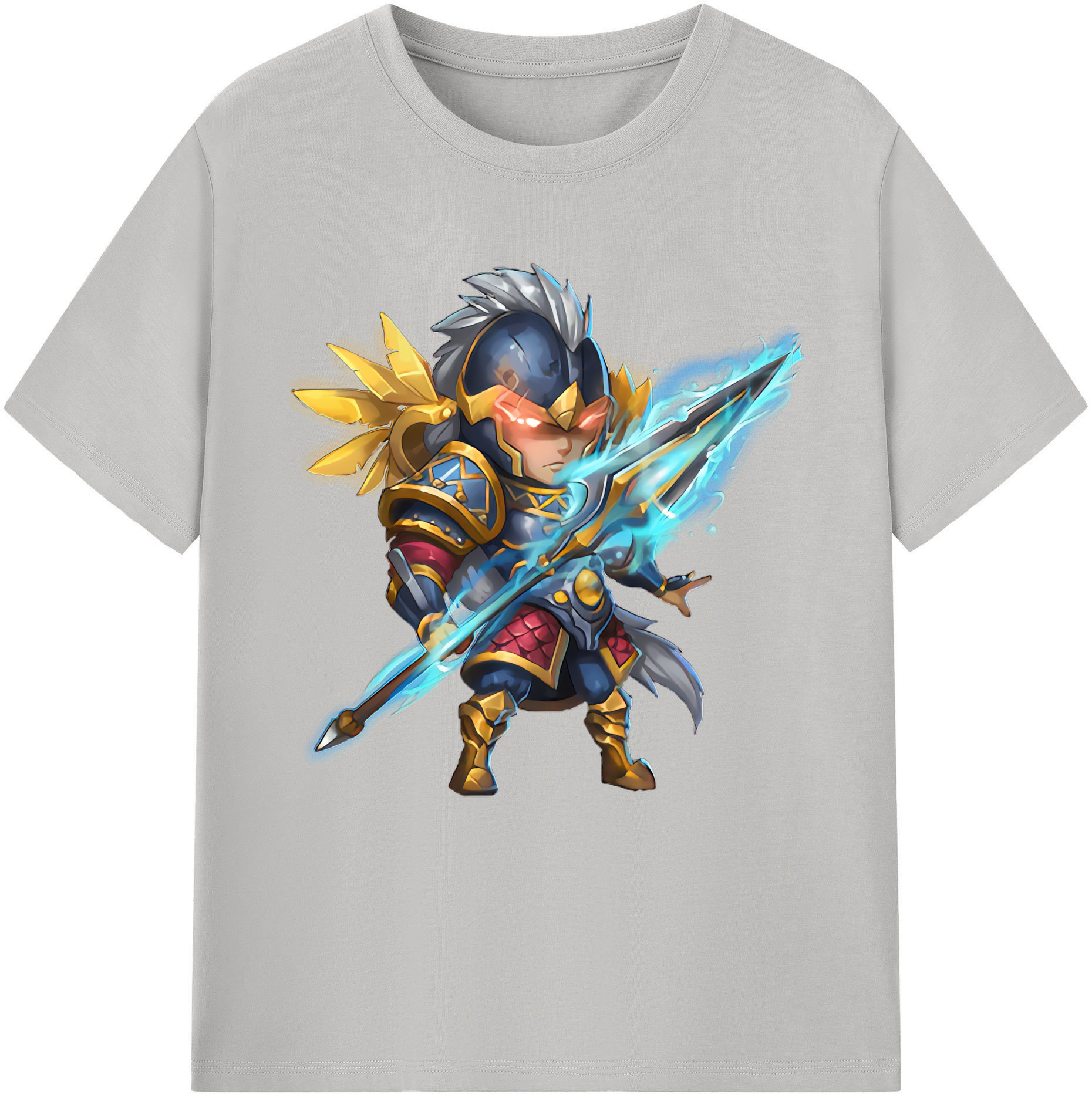 リーグ・オブ・レジェンド League of Legends LOL 綿100％半袖Tシャツ（フロントプリント）