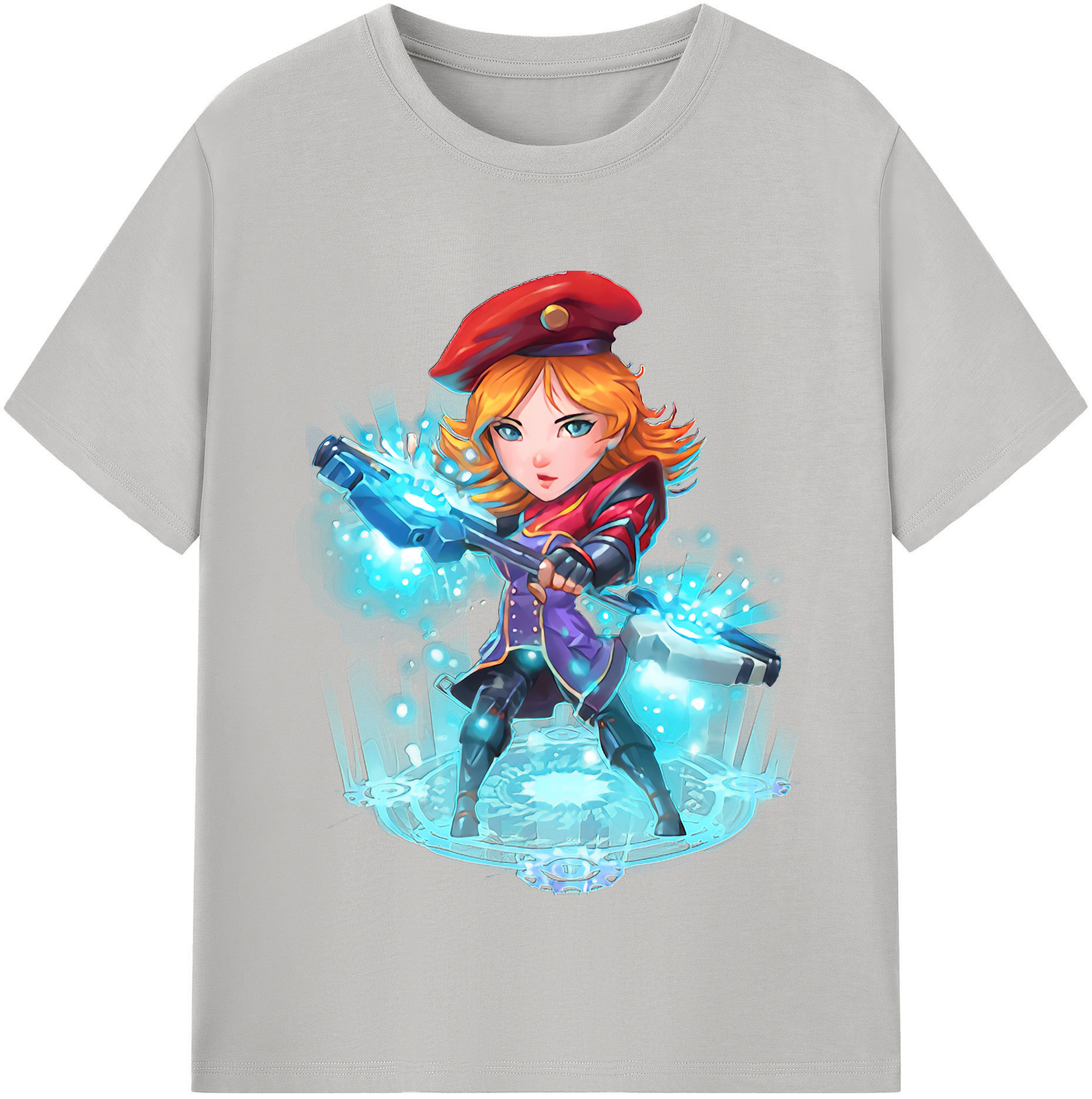 リーグ・オブ・レジェンド League of Legends LOL 綿100％半袖Tシャツ（フロントプリント）