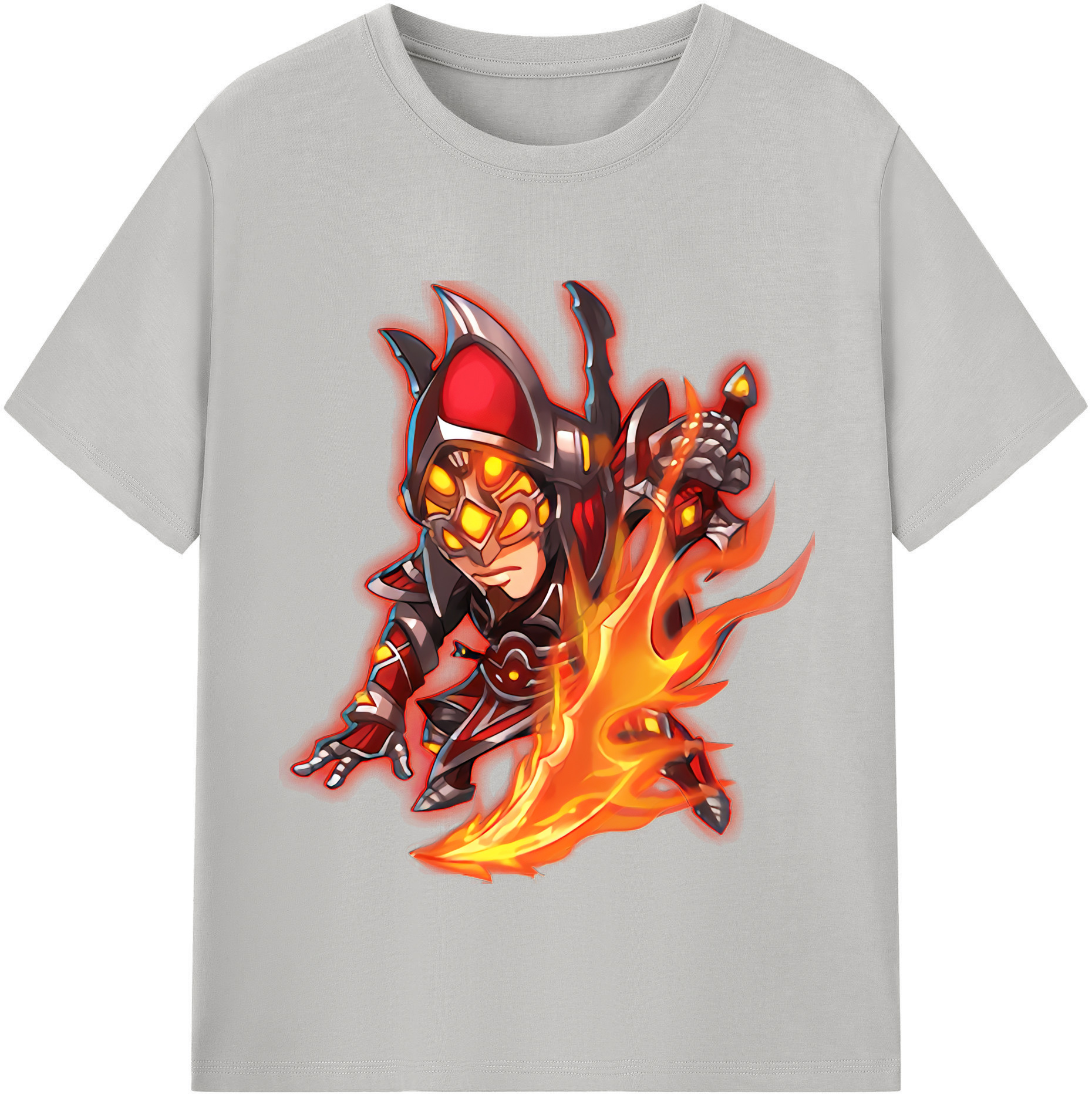 （画像用） リーグ・オブ・レジェンド League of Legends LOL 綿100％半袖Tシャツ（フロントプリント）