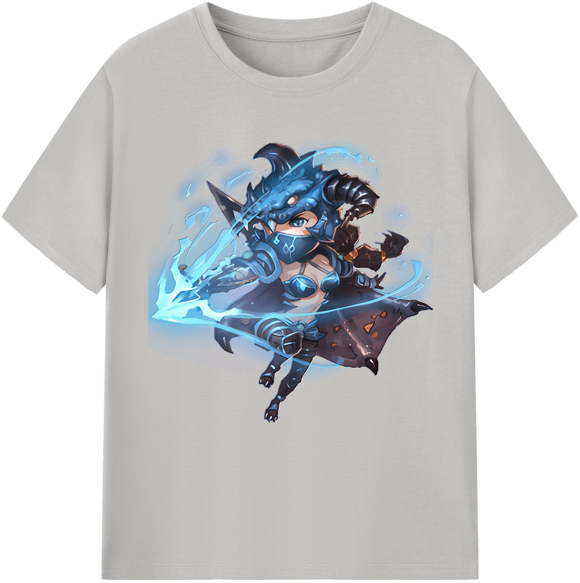 リーグ・オブ・レジェンド League of Legends LOL 綿100％半袖Tシャツ（フロントプリント）