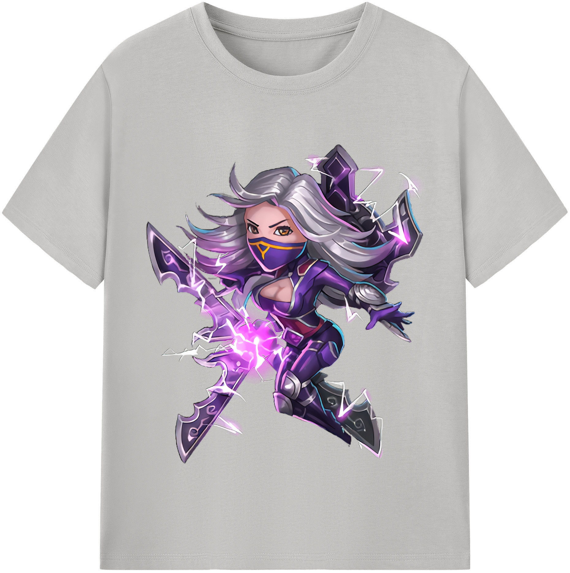 リーグ・オブ・レジェンド League of Legends LOL 綿100％半袖Tシャツ（フロントプリント）