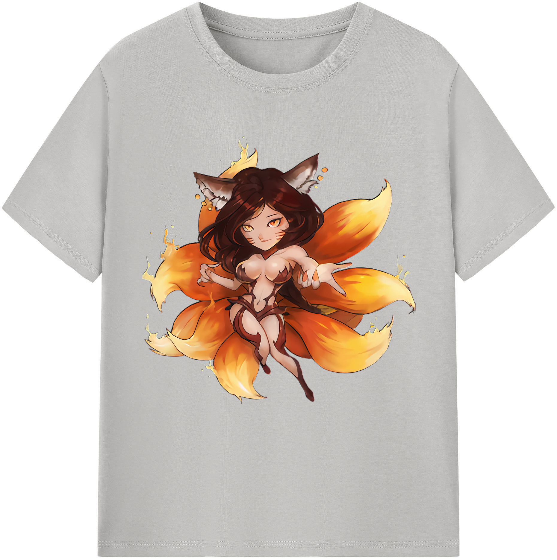 リーグ・オブ・レジェンド League of Legends LOL 綿100％半袖Tシャツ（フロントプリント）