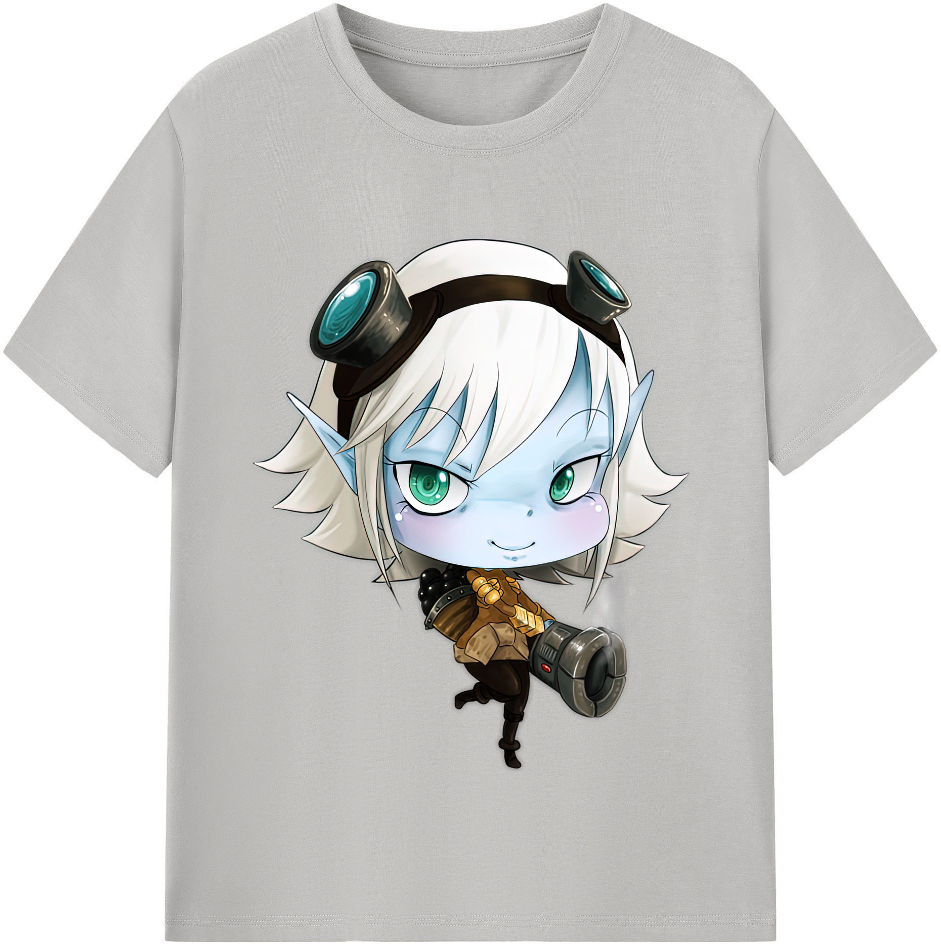 リーグ・オブ・レジェンド League of Legends LOL 綿100％半袖Tシャツ（フロントプリント）