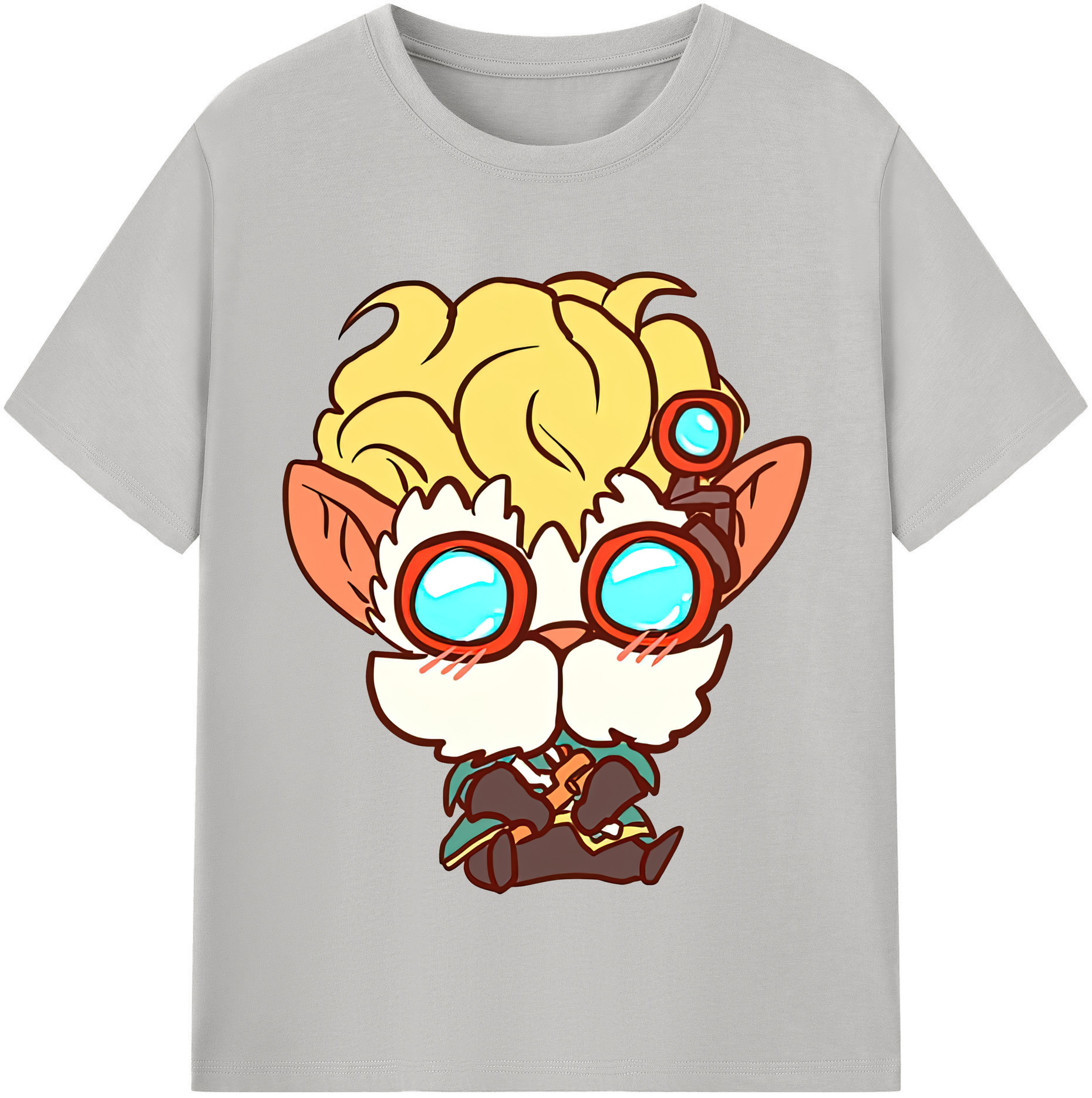 リーグ・オブ・レジェンド League of Legends LOL 綿100％半袖Tシャツ（フロントプリント）