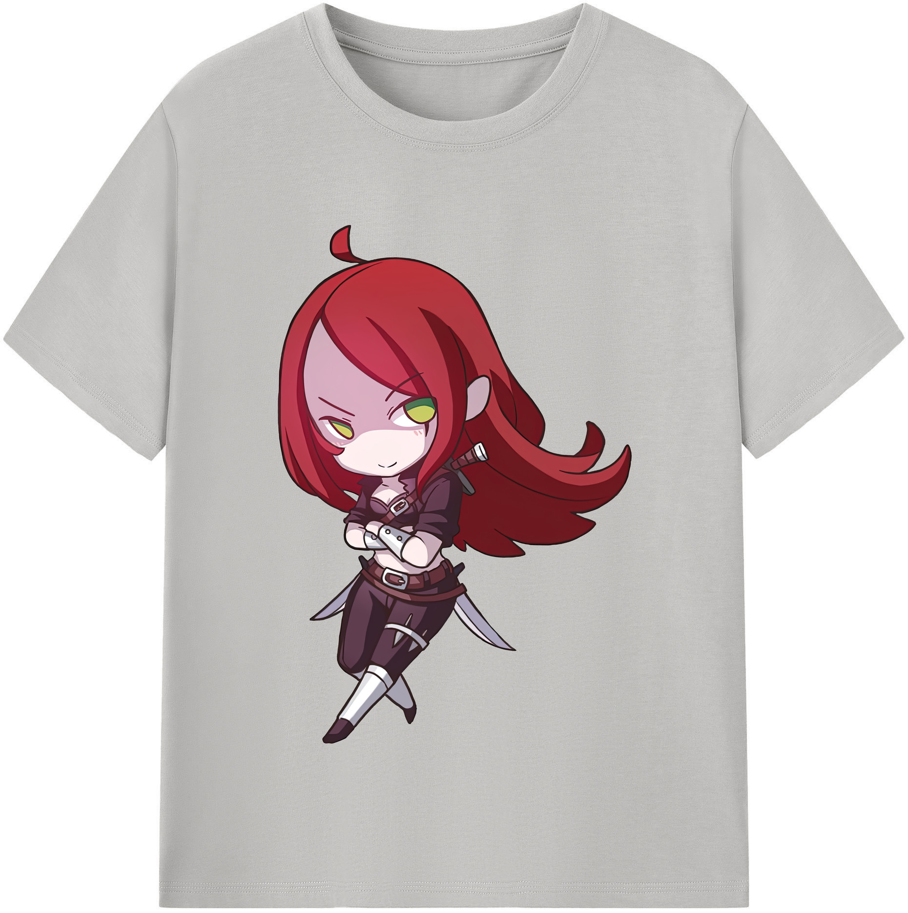 リーグ・オブ・レジェンド League of Legends LOL 綿100％半袖Tシャツ（フロントプリント）