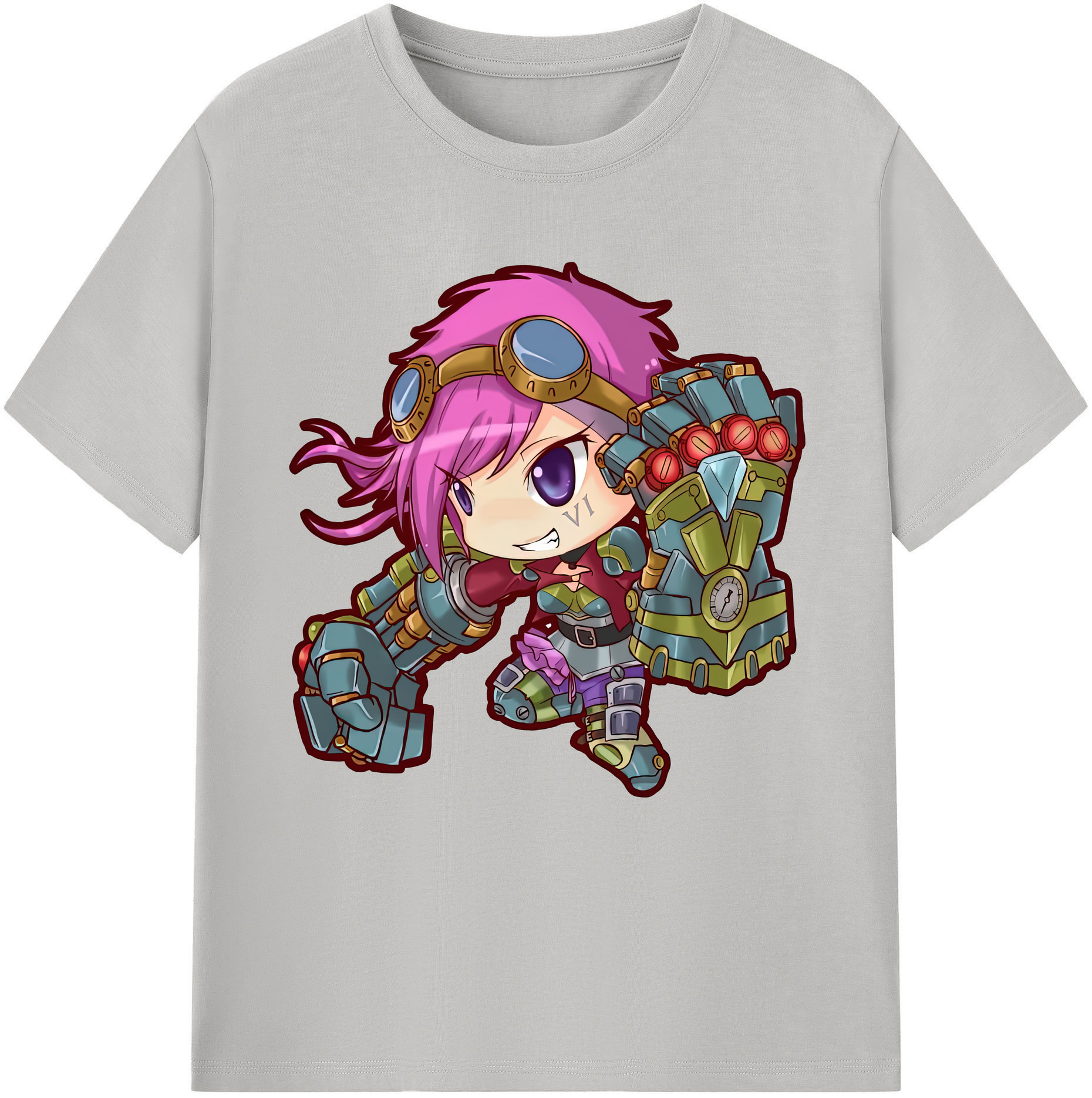 リーグ・オブ・レジェンド League of Legends LOL 綿100％半袖Tシャツ（フロントプリント）