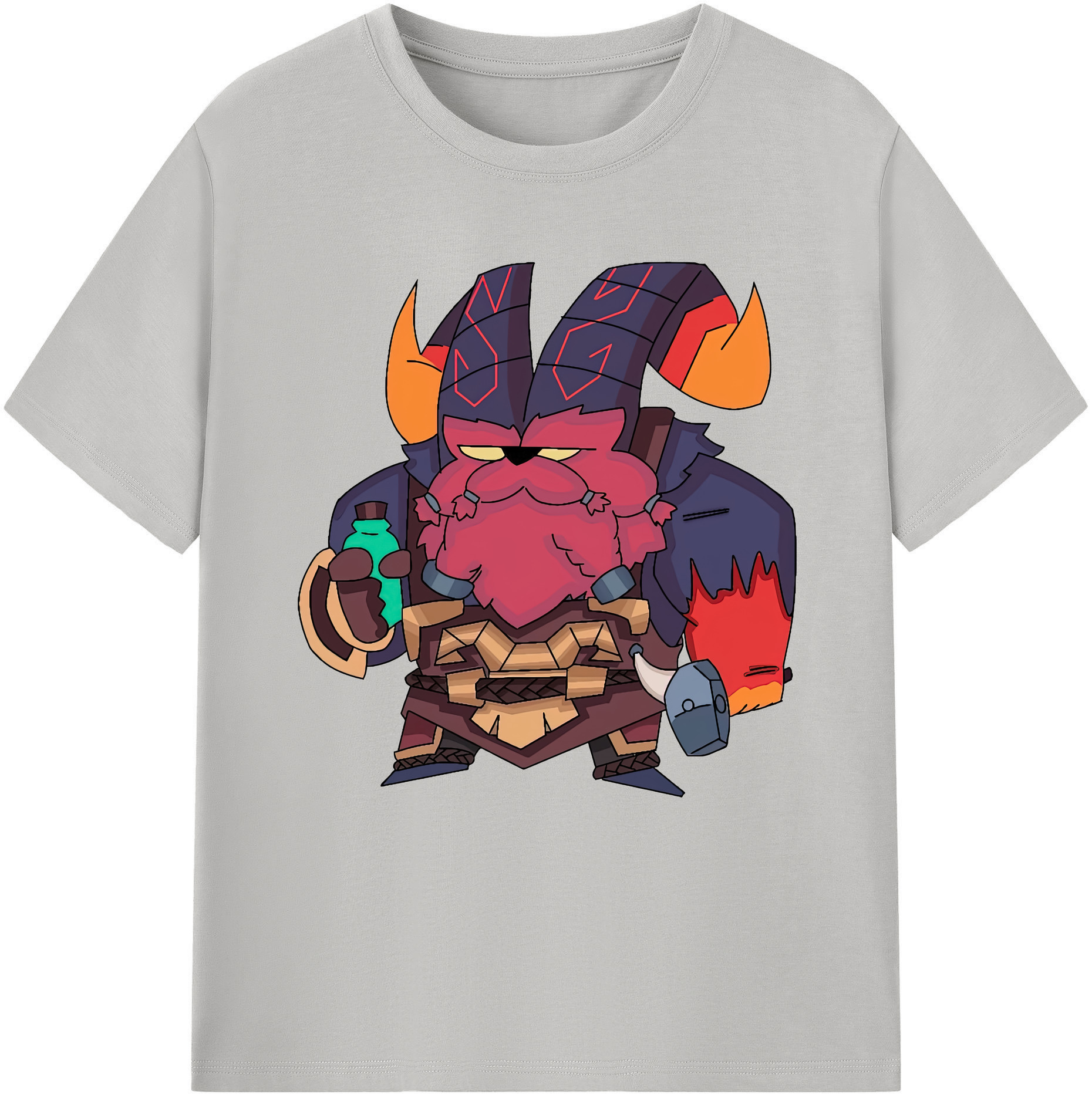 リーグ・オブ・レジェンド League of Legends LOL 綿100％半袖Tシャツ（フロントプリント）