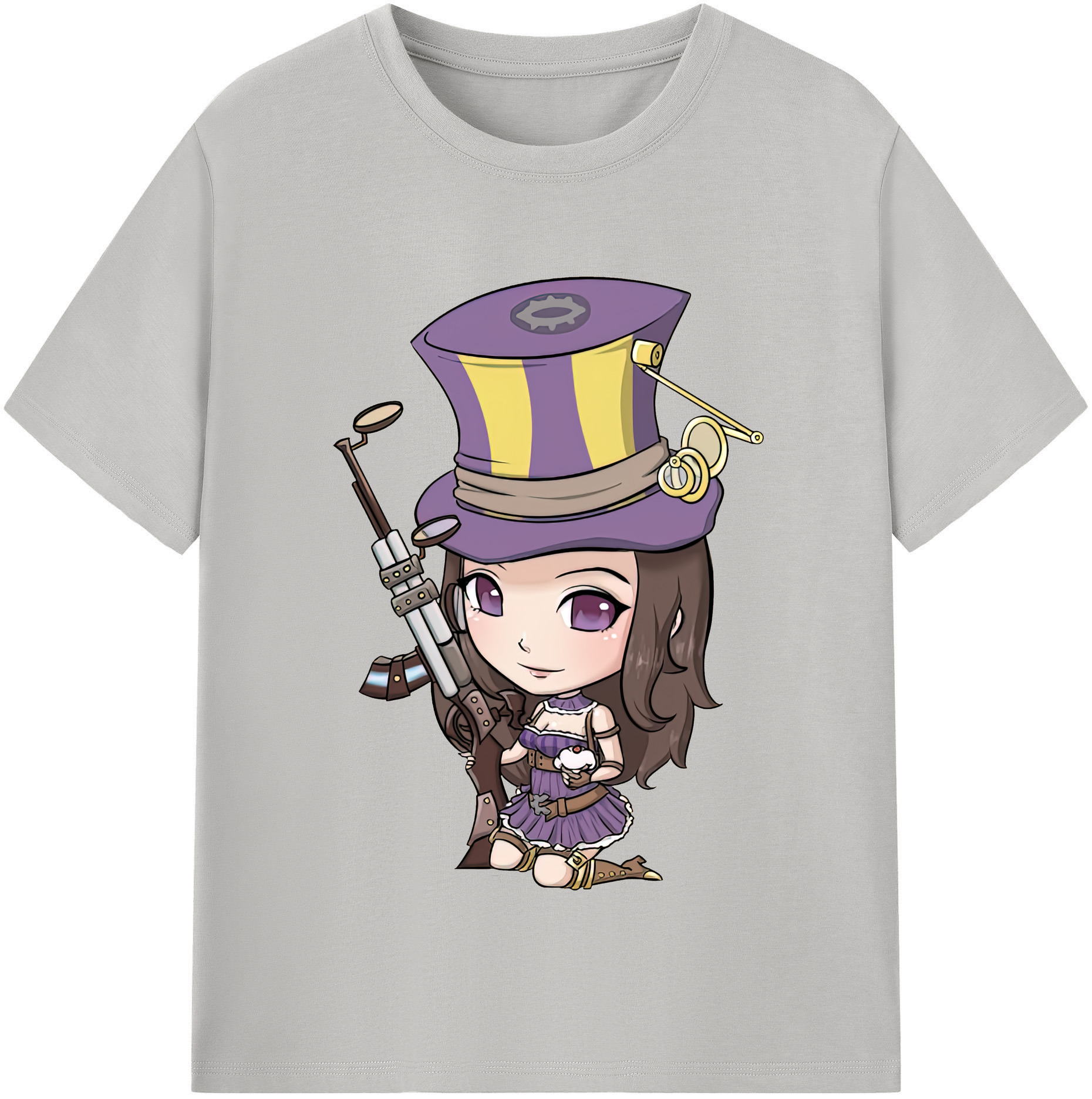 （画像用） リーグ・オブ・レジェンド League of Legends LOL 綿100％半袖Tシャツ（フロントプリント）