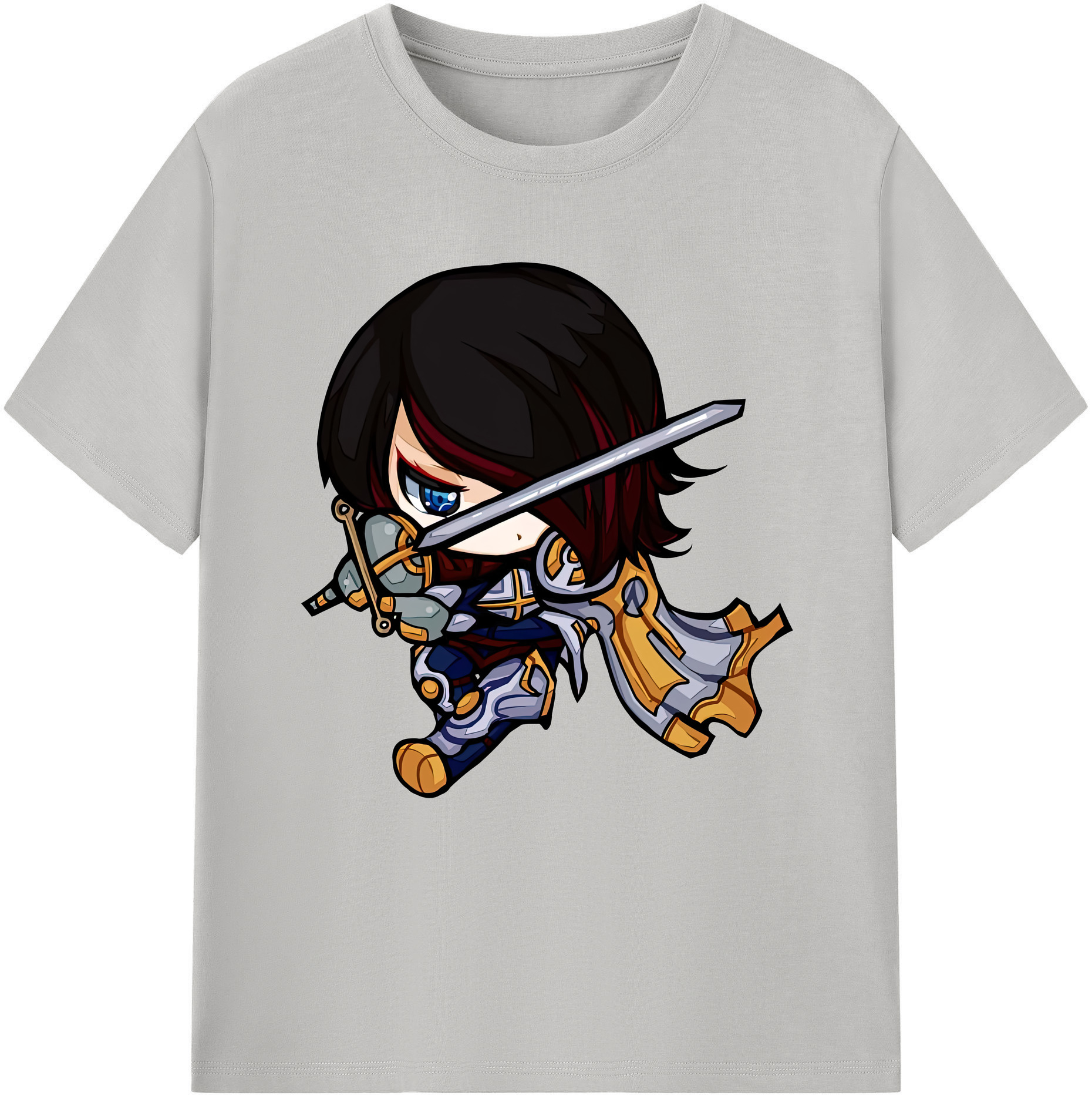 リーグ・オブ・レジェンド League of Legends LOL 綿100％半袖Tシャツ（フロントプリント）