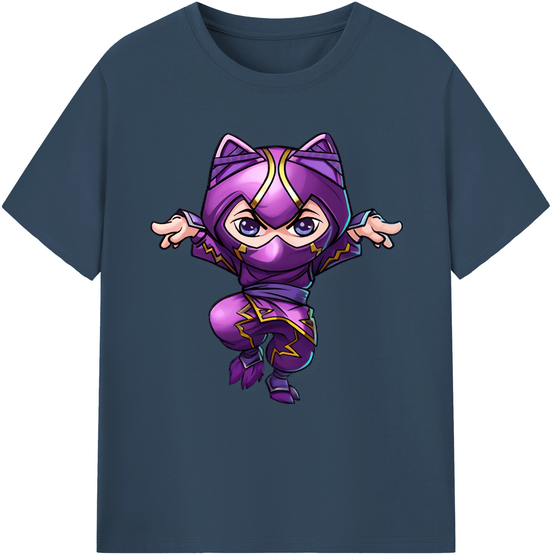 リーグ・オブ・レジェンド League of Legends LOL 綿100％半袖Tシャツ（フロントプリント）
