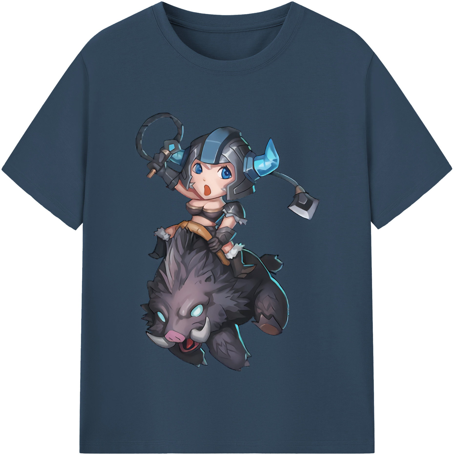 リーグ・オブ・レジェンド League of Legends LOL 綿100％半袖Tシャツ（フロントプリント）