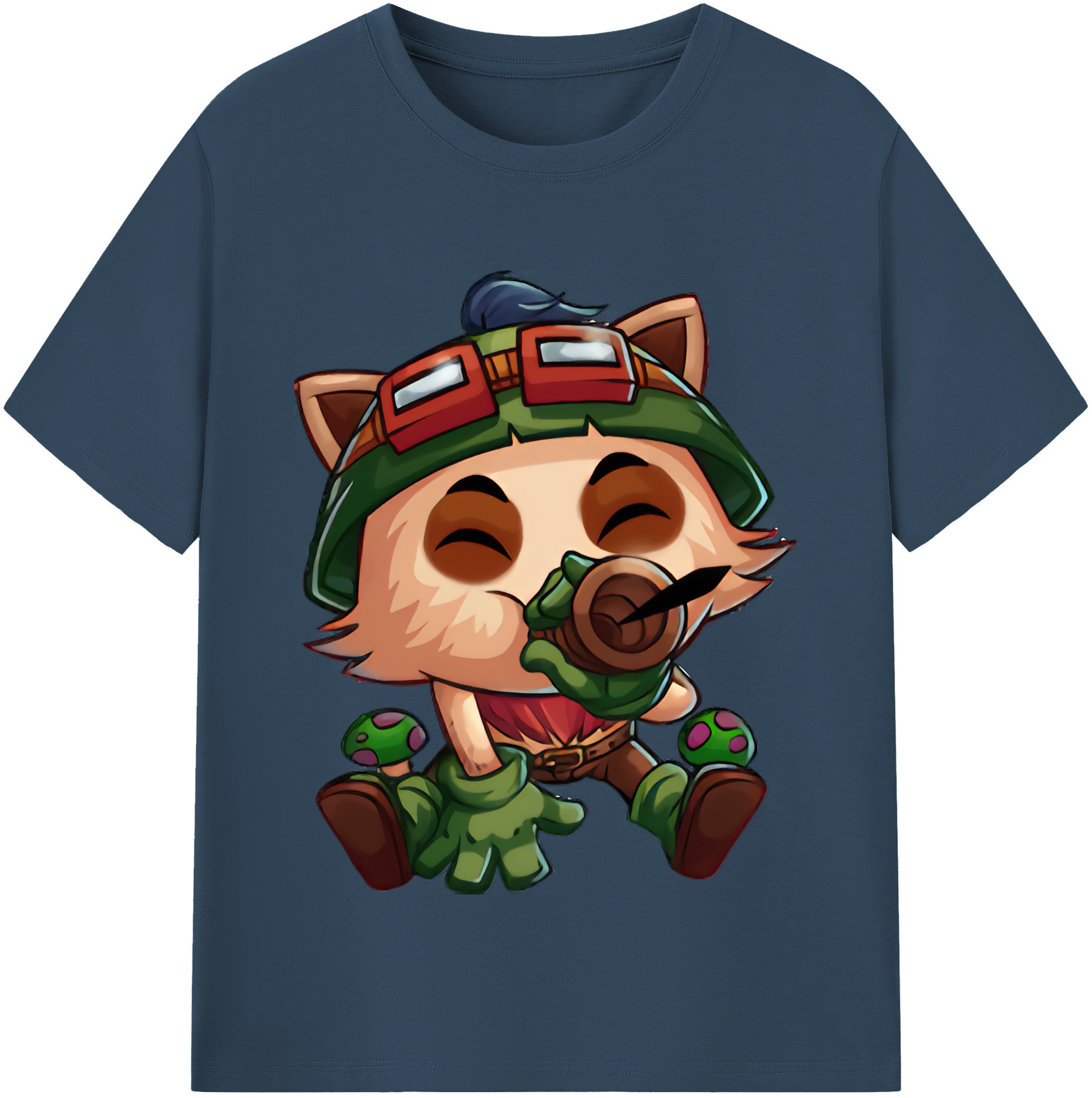 リーグ・オブ・レジェンド League of Legends LOL 綿100％半袖Tシャツ（フロントプリント）