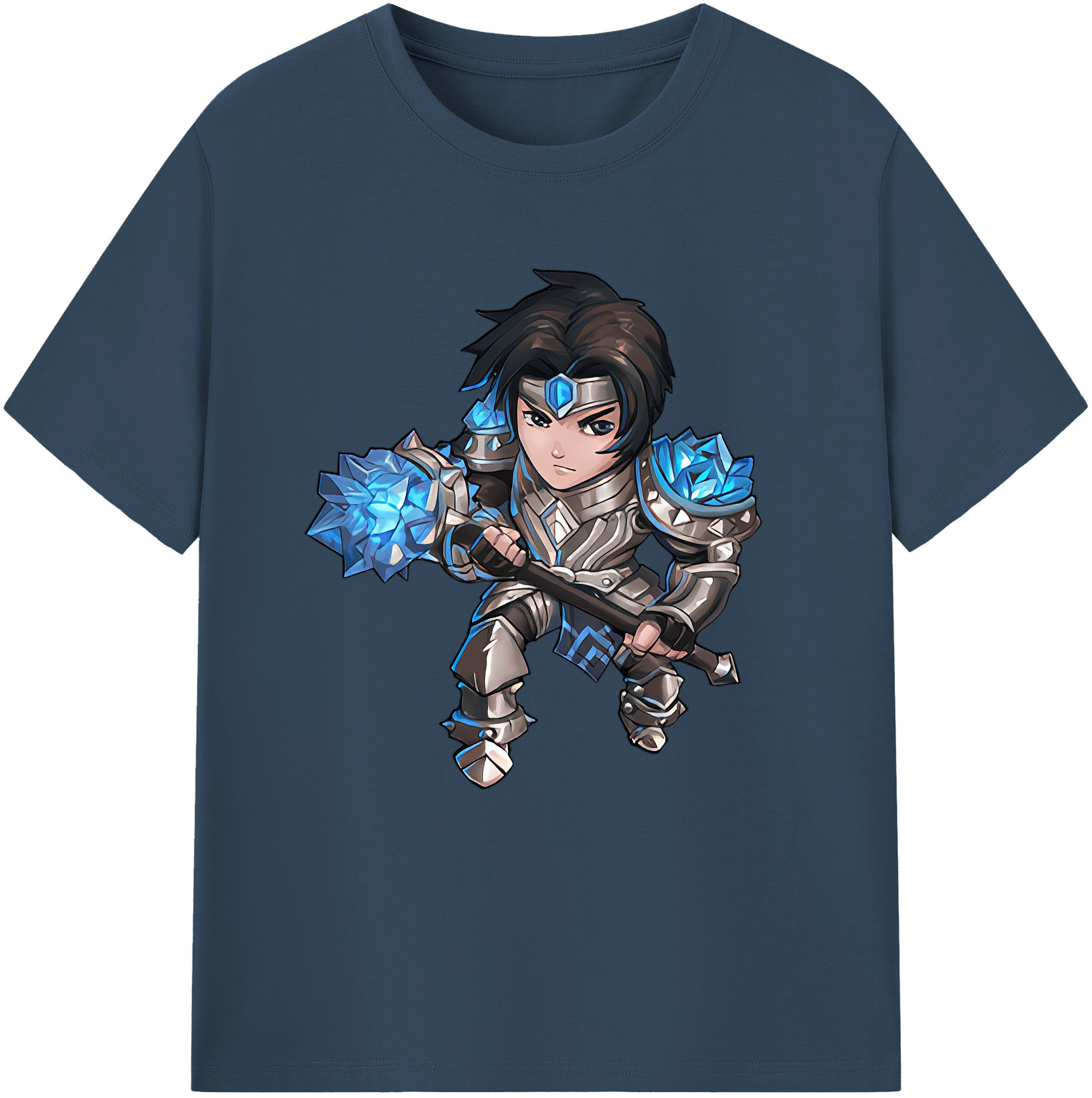 リーグ・オブ・レジェンド League of Legends LOL 綿100％半袖Tシャツ（フロントプリント）