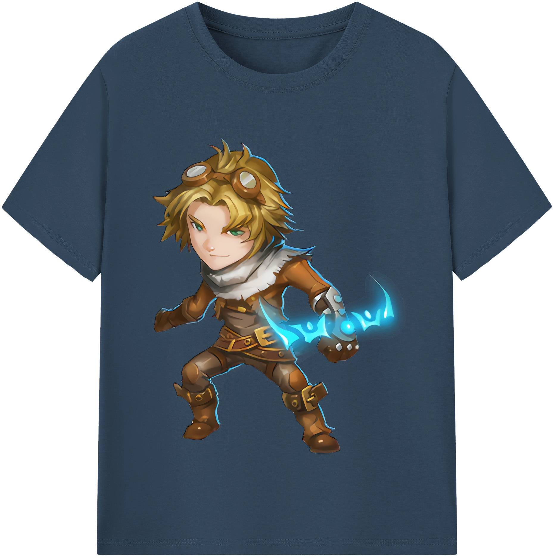 リーグ・オブ・レジェンド League of Legends LOL 綿100％半袖Tシャツ（フロントプリント）