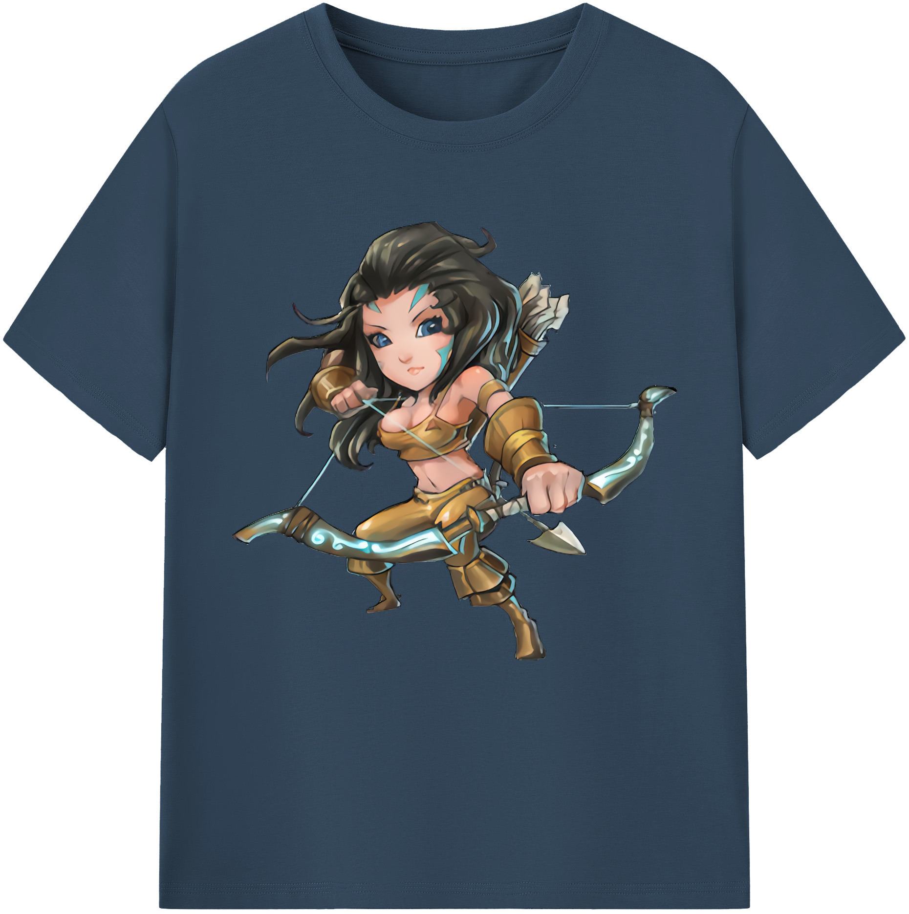 リーグ・オブ・レジェンド League of Legends LOL 綿100％半袖Tシャツ（フロントプリント）