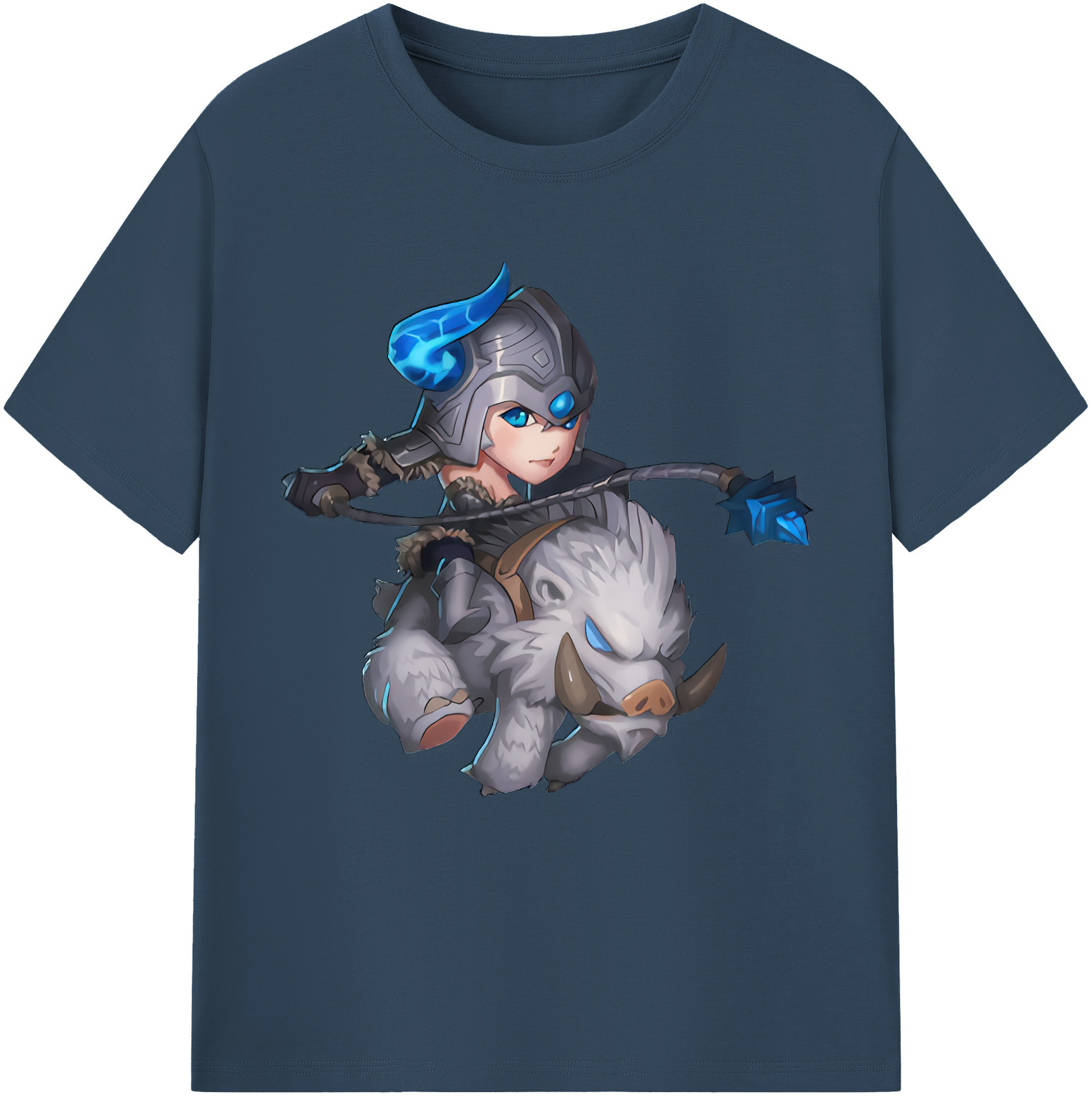 リーグ・オブ・レジェンド League of Legends LOL 綿100％半袖Tシャツ（フロントプリント）