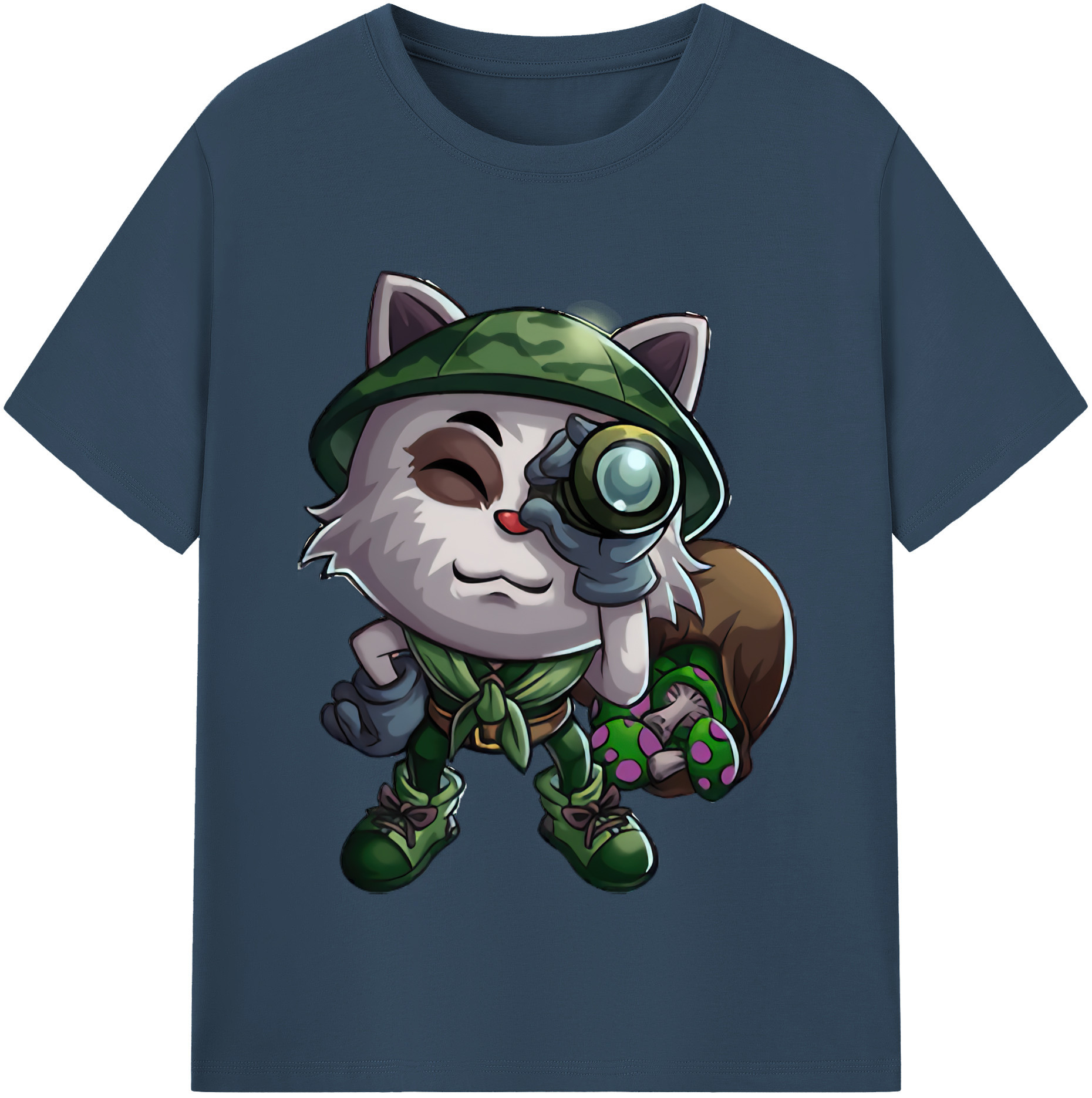リーグ・オブ・レジェンド League of Legends LOL 綿100％半袖Tシャツ（フロントプリント）