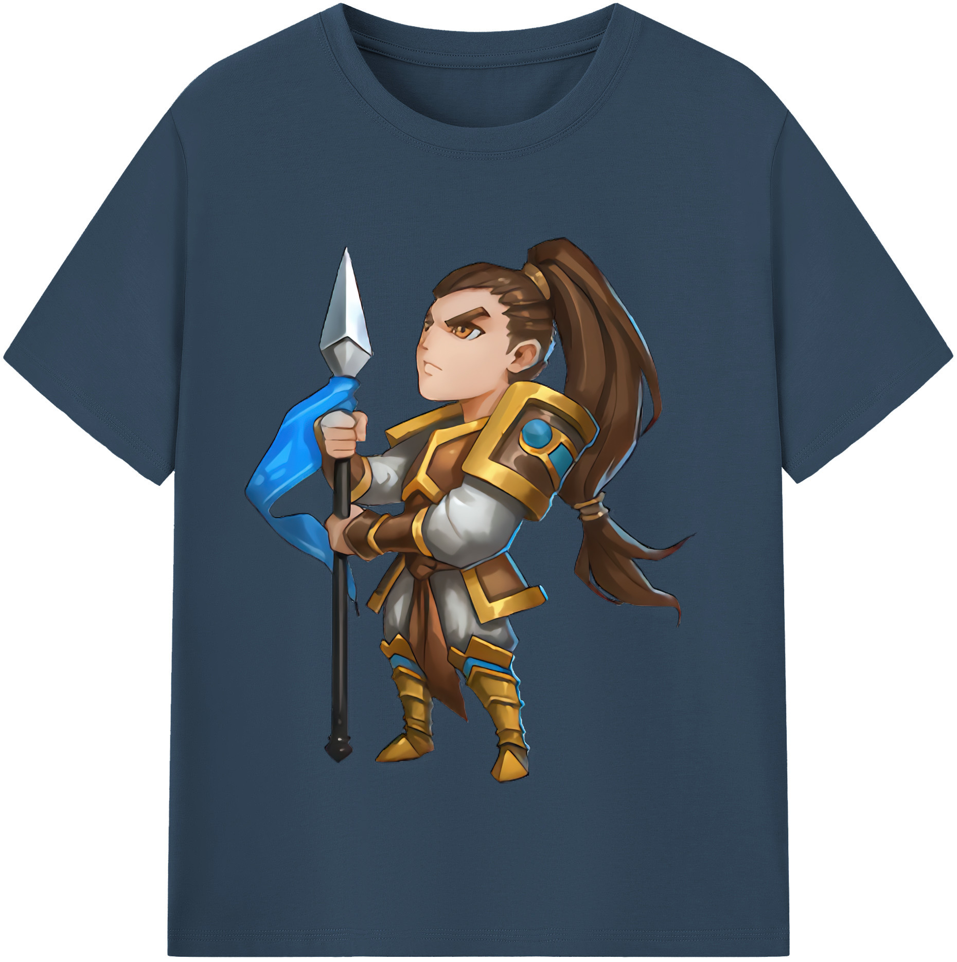 リーグ・オブ・レジェンド League of Legends LOL 綿100％半袖Tシャツ（フロントプリント）
