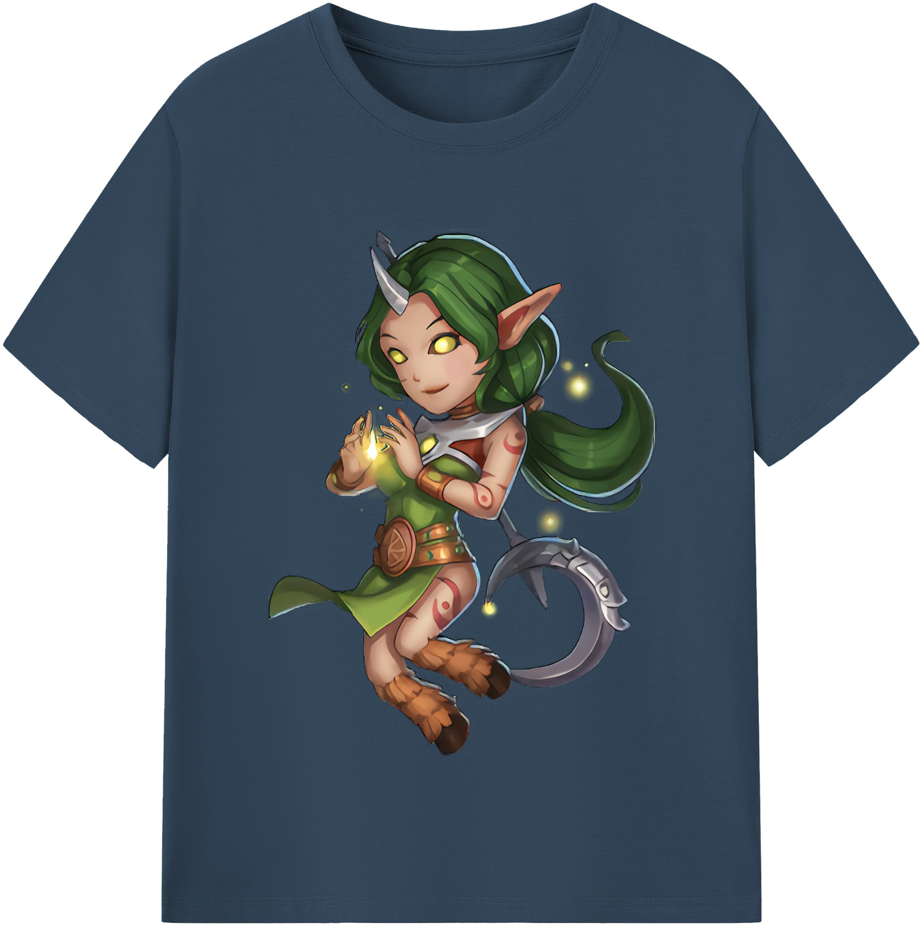 リーグ・オブ・レジェンド League of Legends LOL 綿100％半袖Tシャツ（フロントプリント）