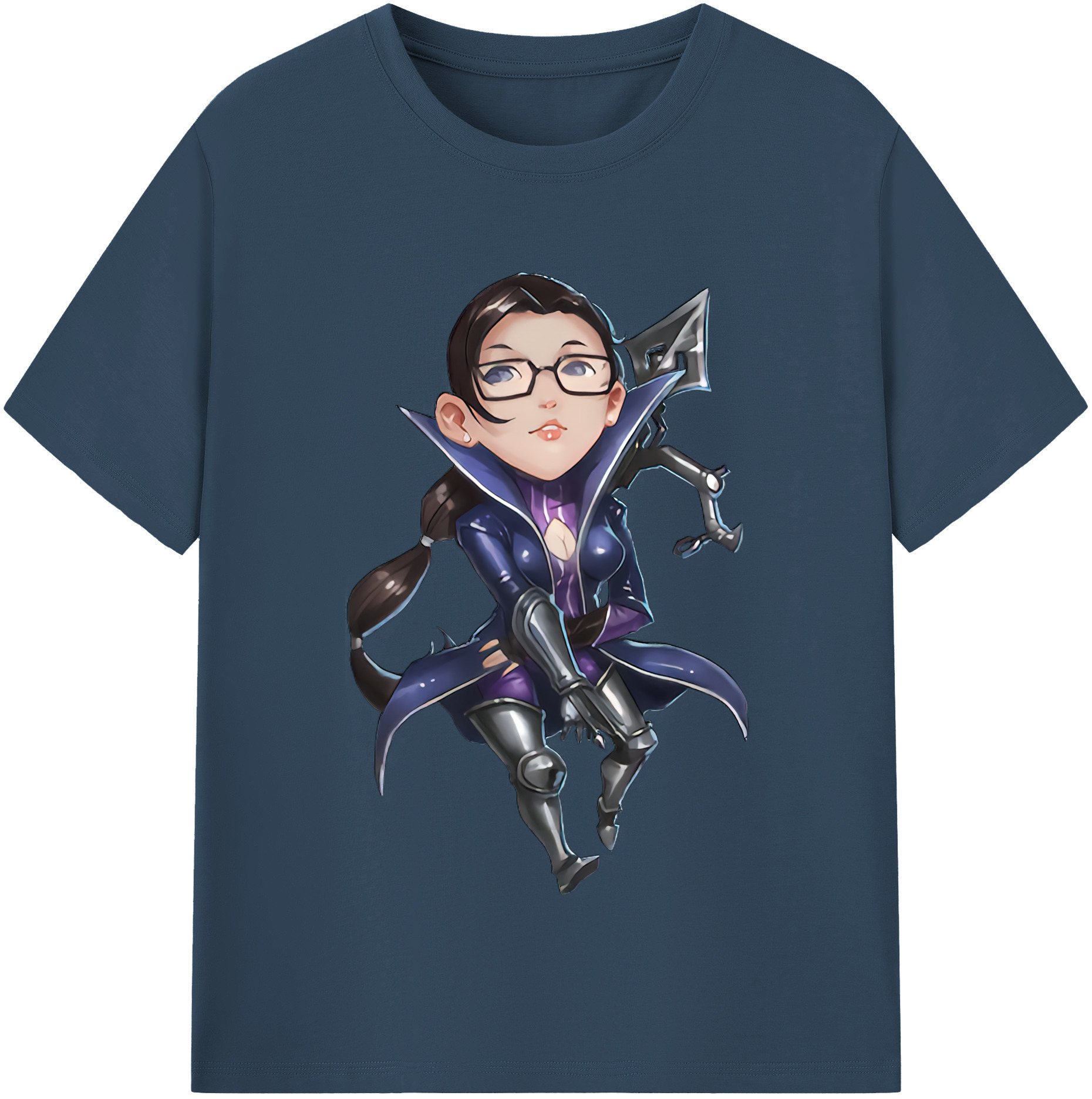 リーグ・オブ・レジェンド League of Legends LOL 綿100％半袖Tシャツ（フロントプリント）