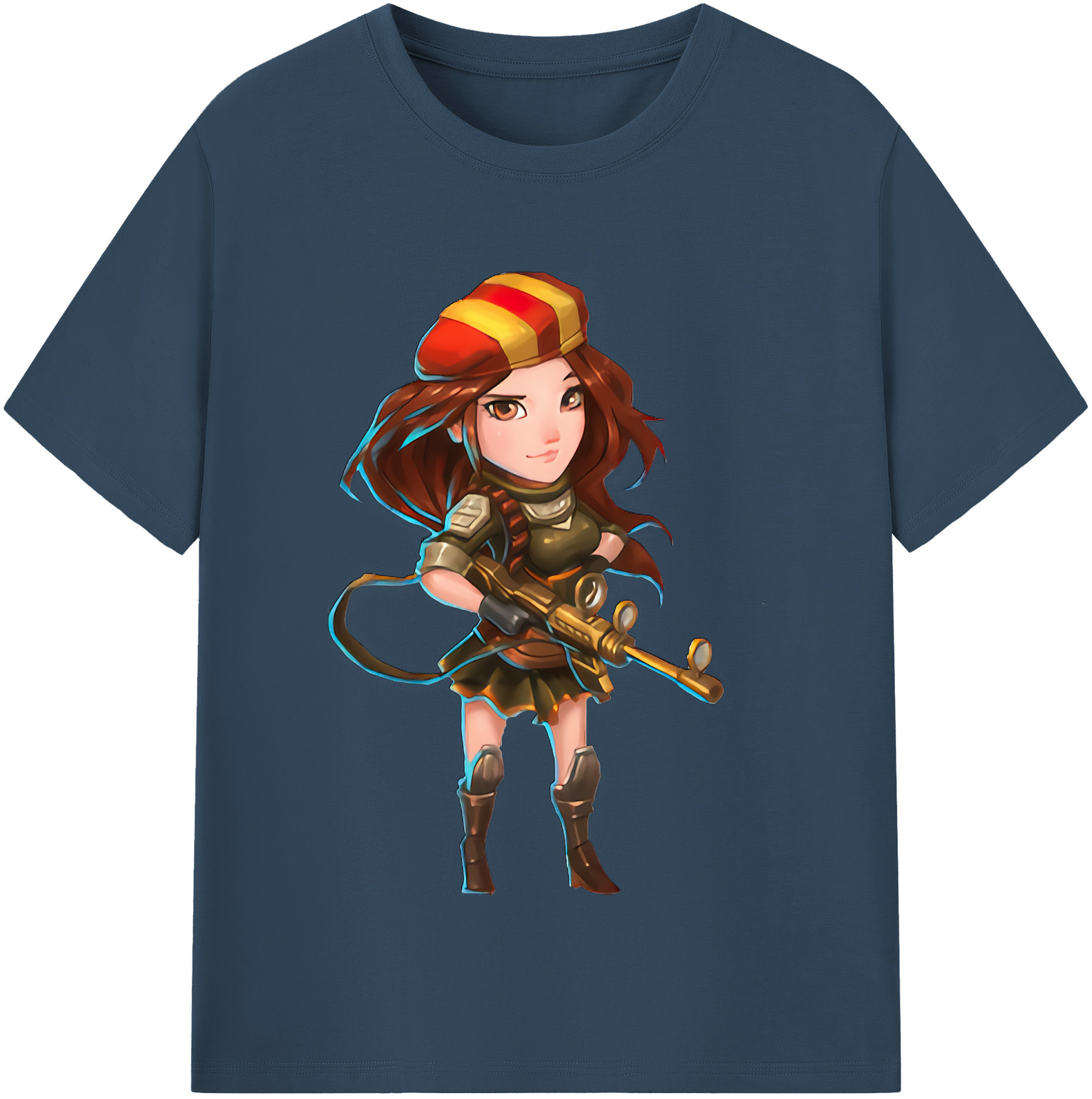 リーグ・オブ・レジェンド League of Legends LOL 綿100％半袖Tシャツ（フロントプリント）