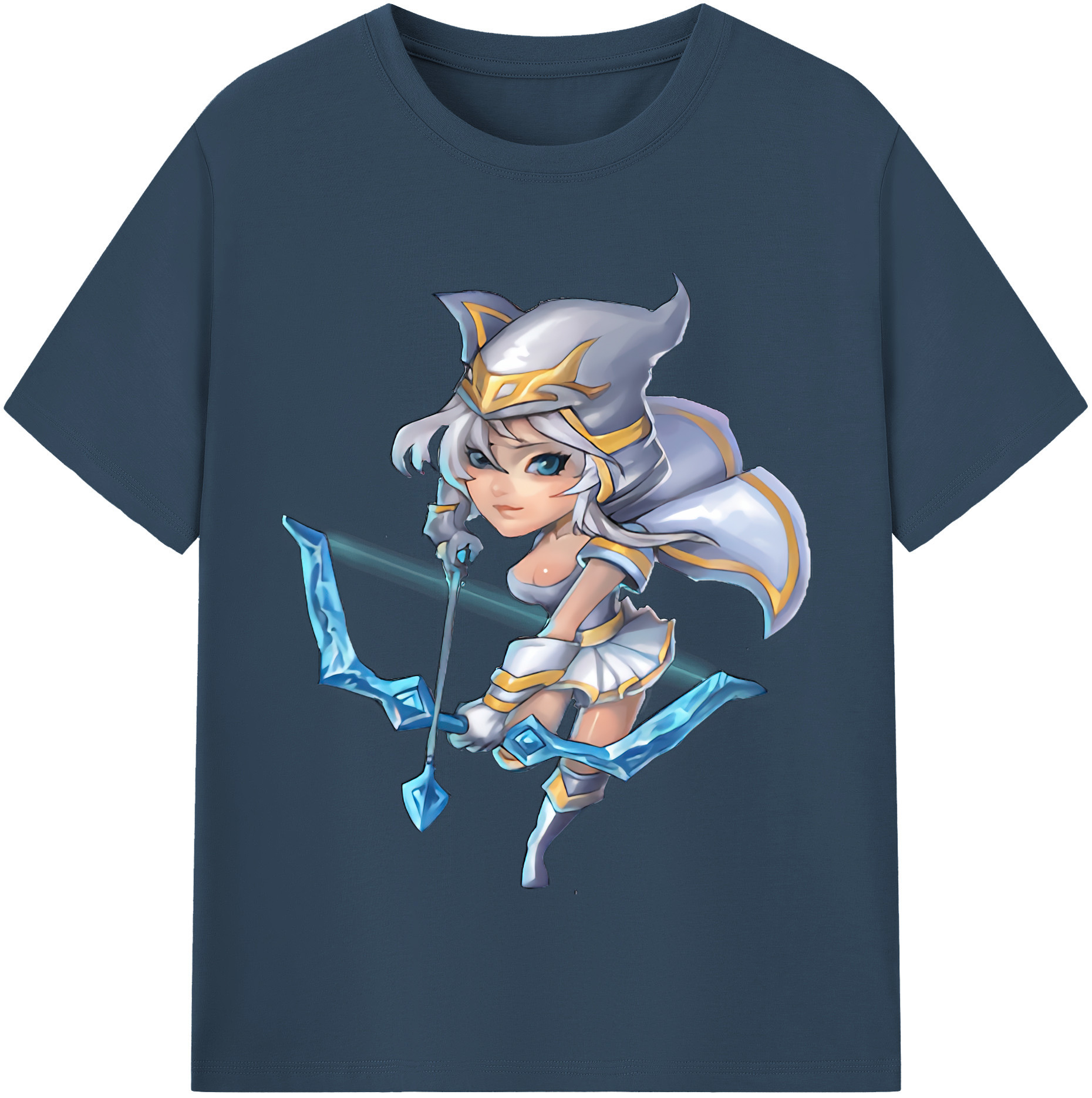 リーグ・オブ・レジェンド League of Legends LOL 綿100％半袖Tシャツ（フロントプリント）