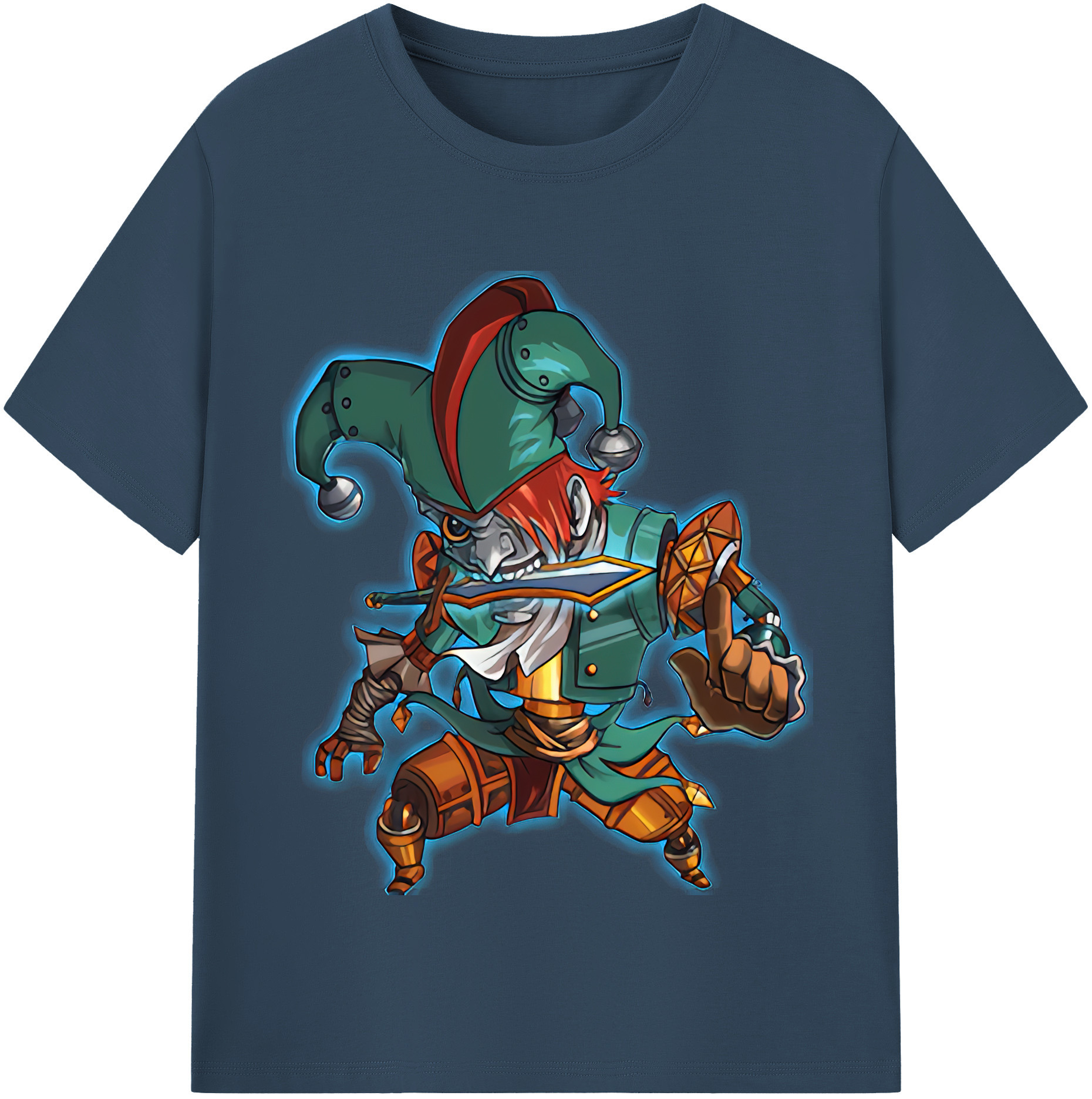 リーグ・オブ・レジェンド League of Legends LOL 綿100％半袖Tシャツ（フロントプリント）