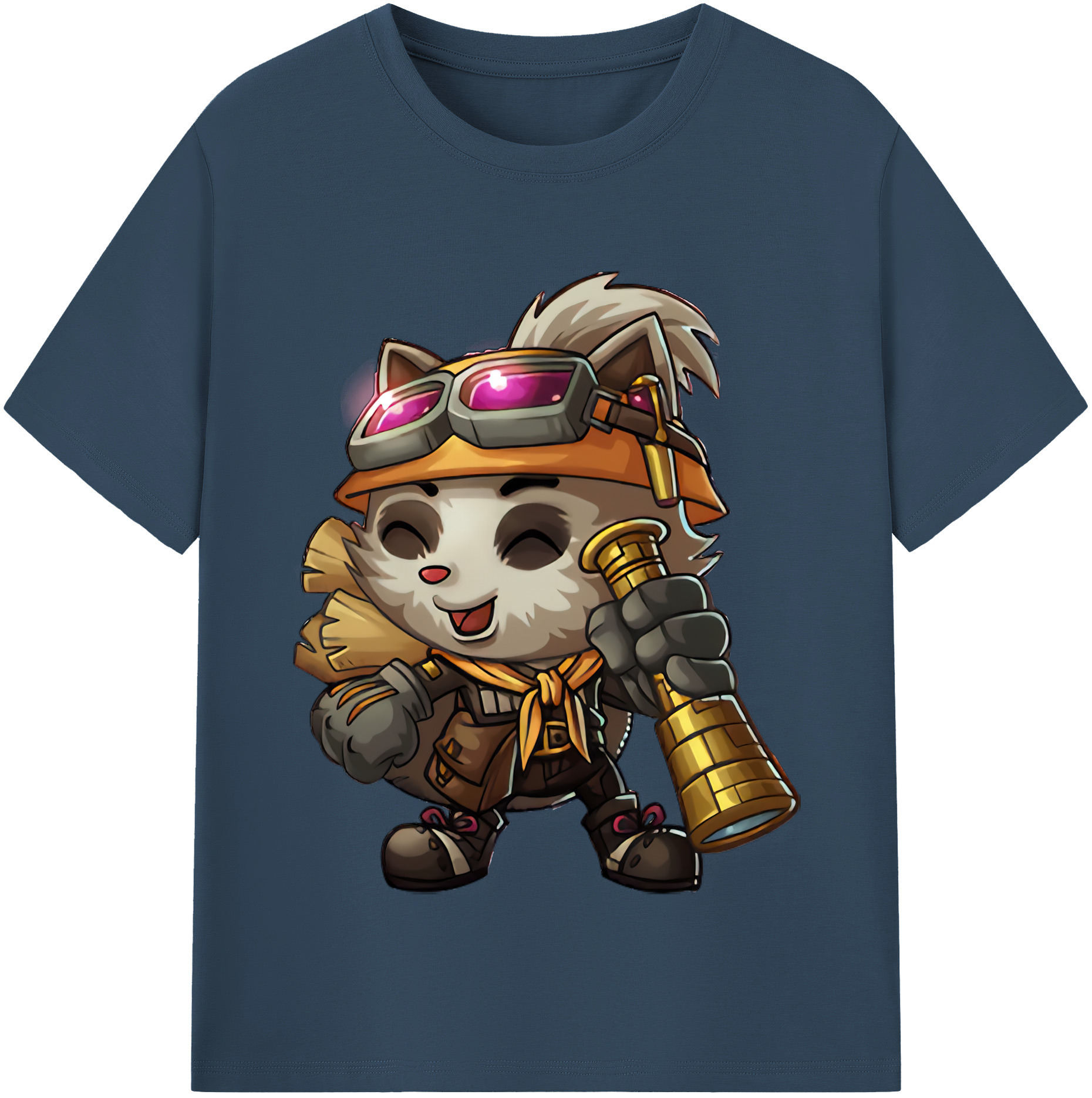 リーグ・オブ・レジェンド League of Legends LOL 綿100％半袖Tシャツ（フロントプリント）