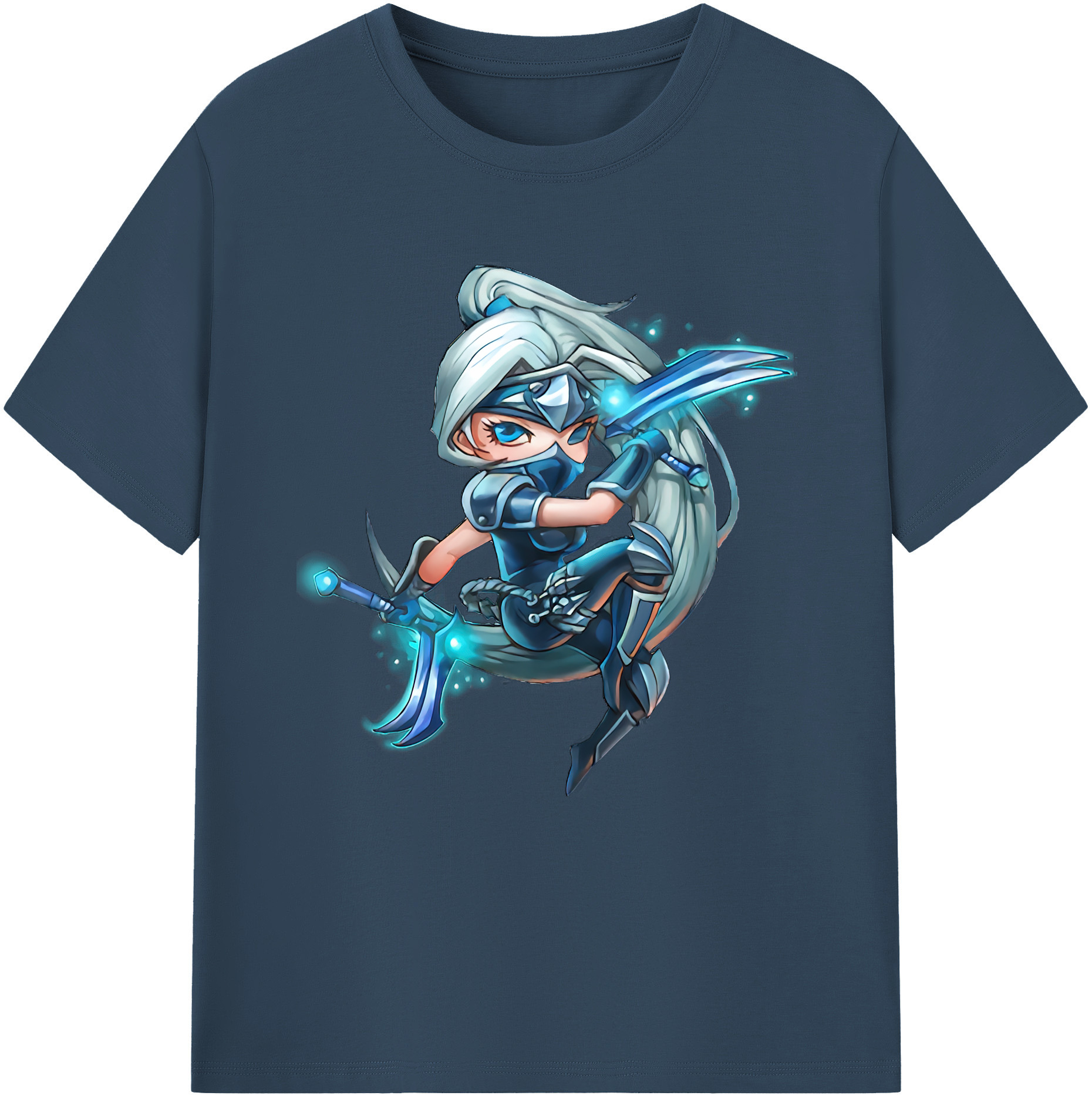 リーグ・オブ・レジェンド League of Legends LOL 綿100％半袖Tシャツ（フロントプリント）