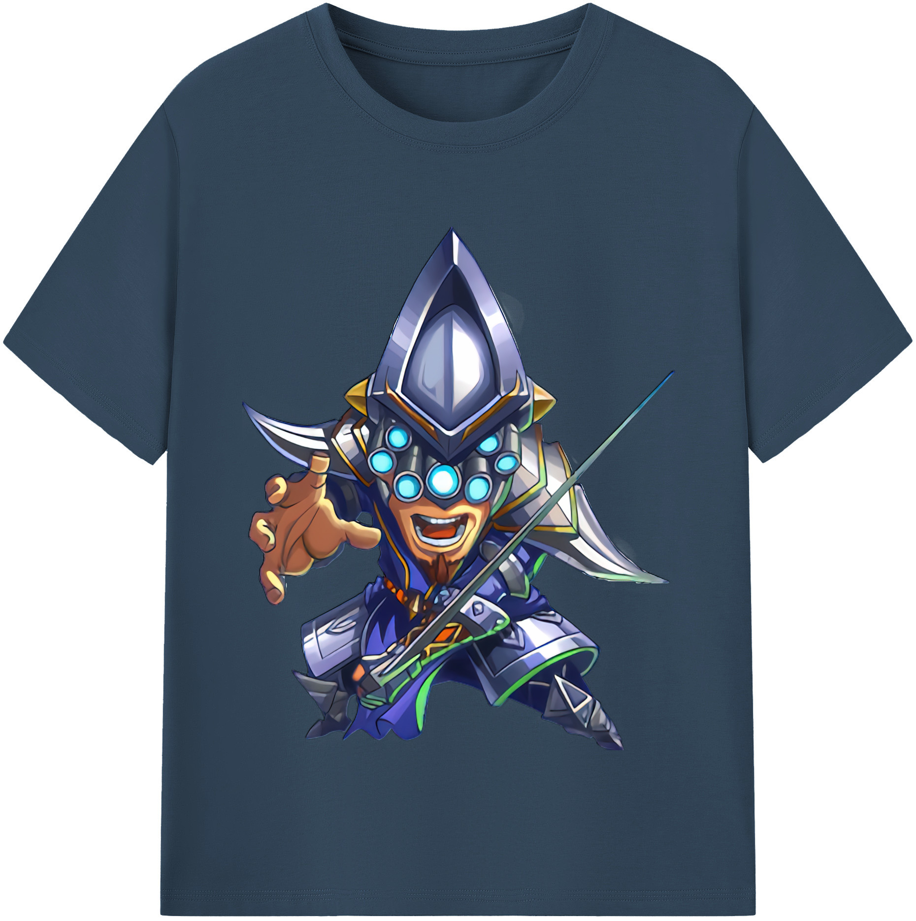 リーグ・オブ・レジェンド League of Legends LOL 綿100％半袖Tシャツ（フロントプリント）