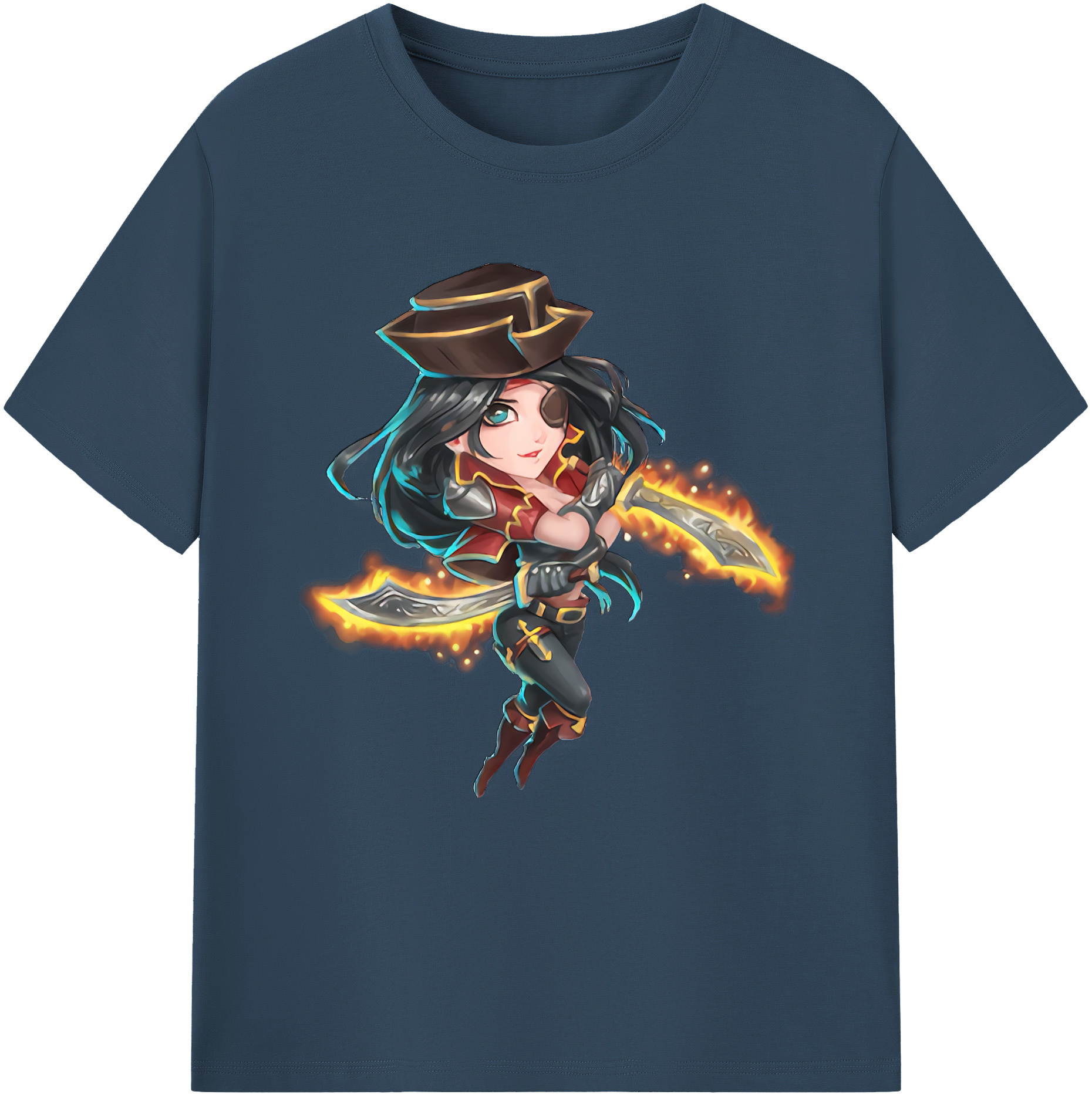 リーグ・オブ・レジェンド League of Legends LOL 綿100％半袖Tシャツ（フロントプリント）