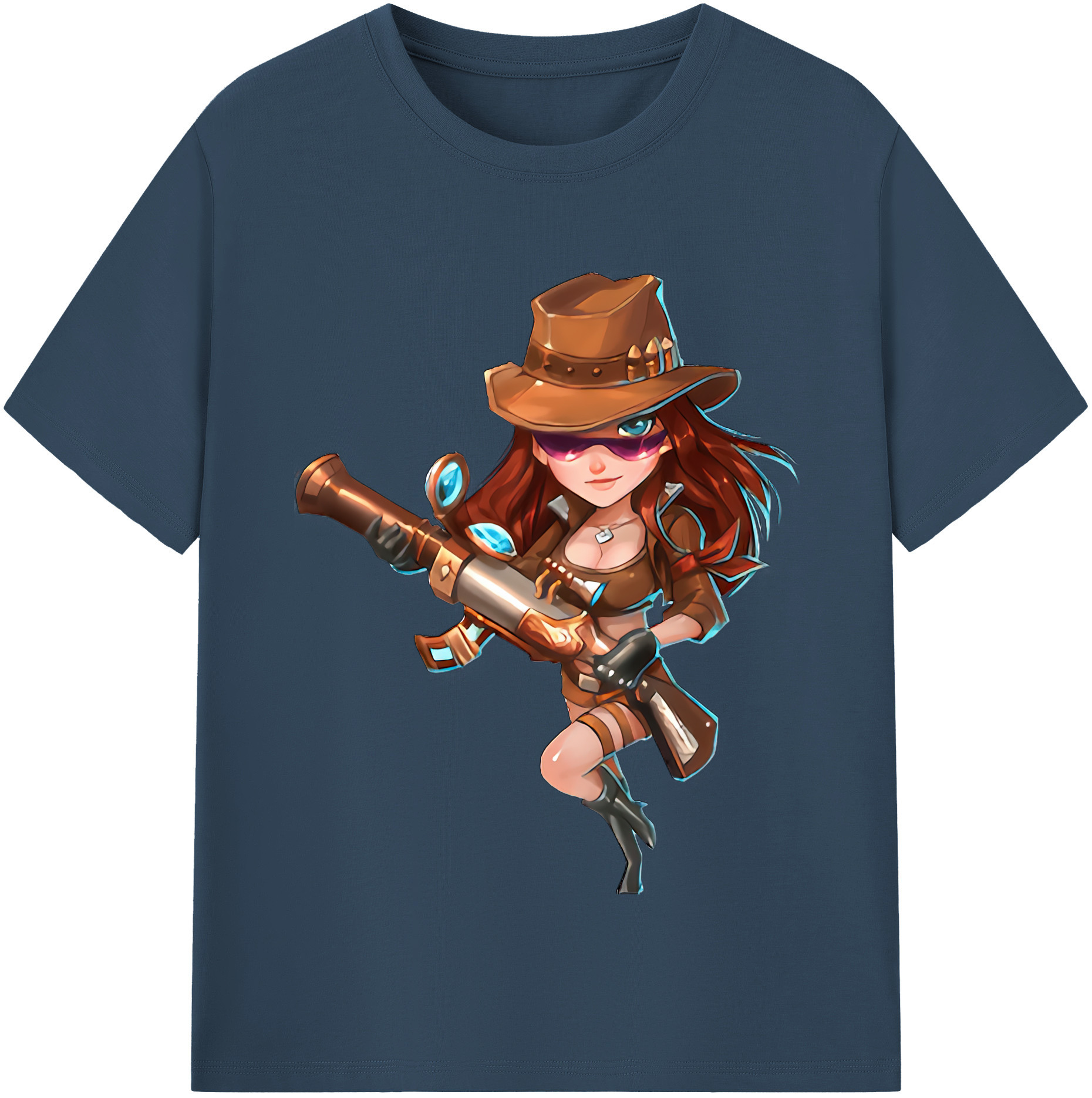 リーグ・オブ・レジェンド League of Legends LOL 綿100％半袖Tシャツ（フロントプリント）