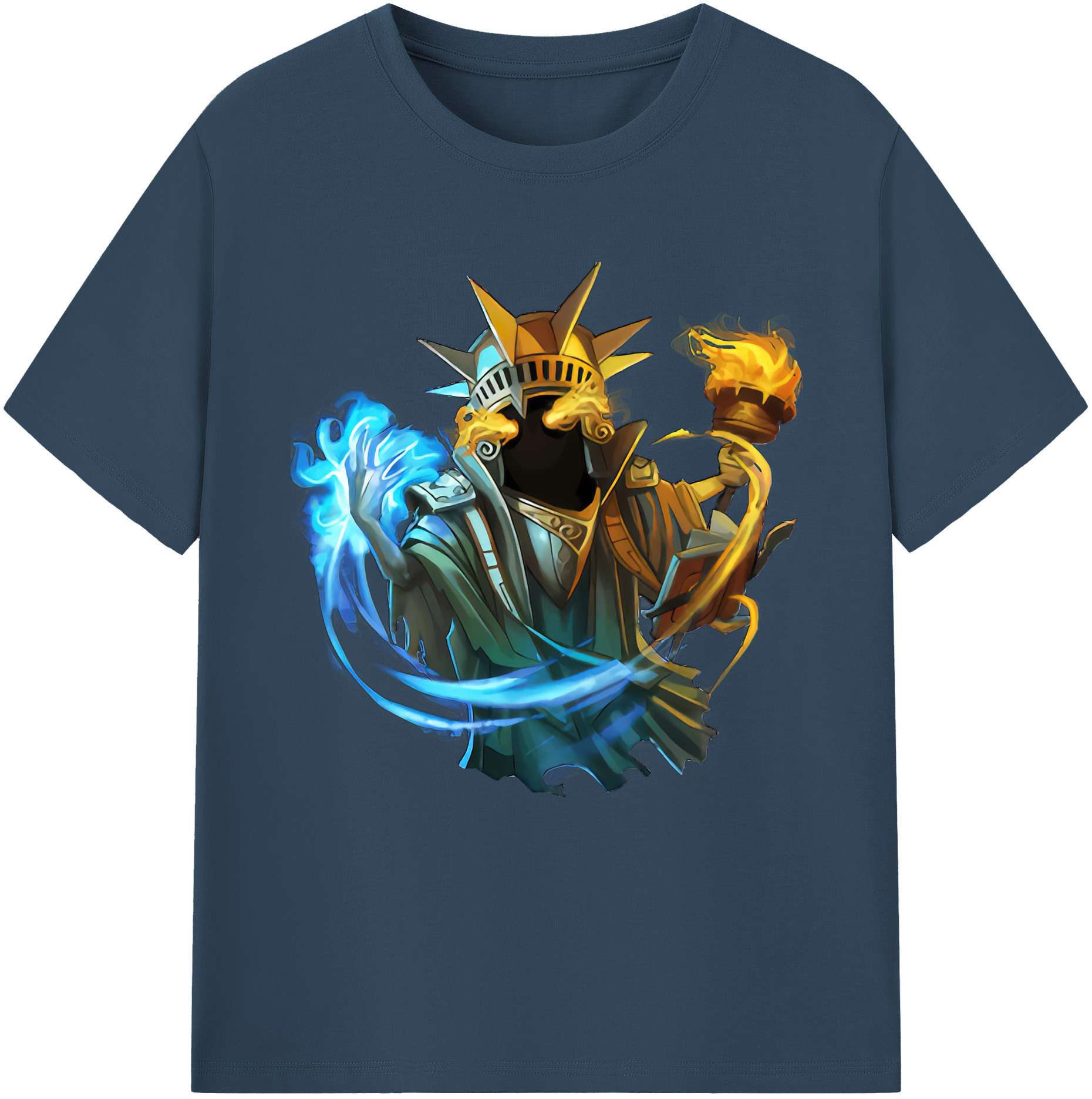 リーグ・オブ・レジェンド League of Legends LOL 綿100％半袖Tシャツ（フロントプリント）