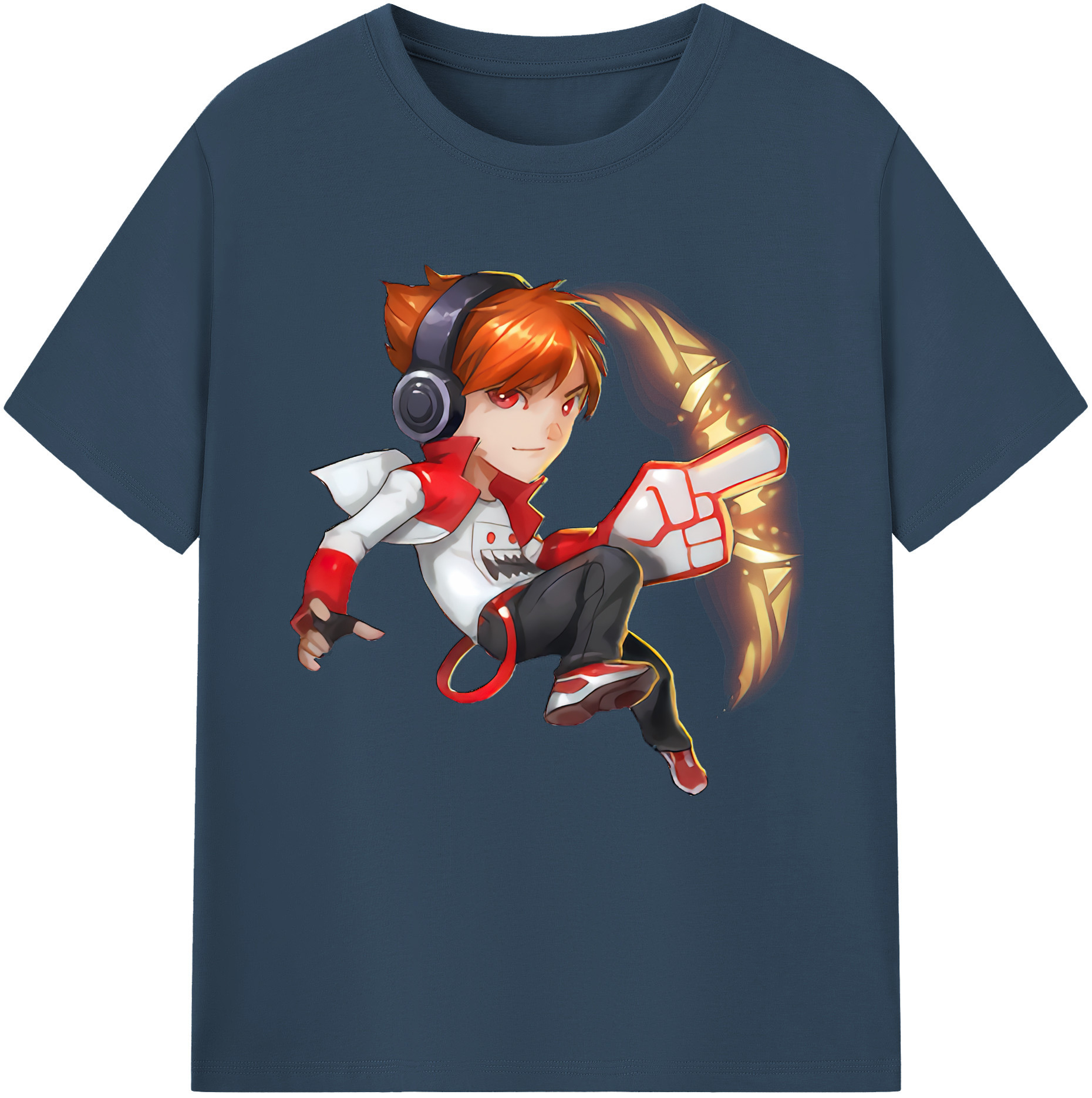 リーグ・オブ・レジェンド League of Legends LOL 綿100％半袖Tシャツ（フロントプリント）
