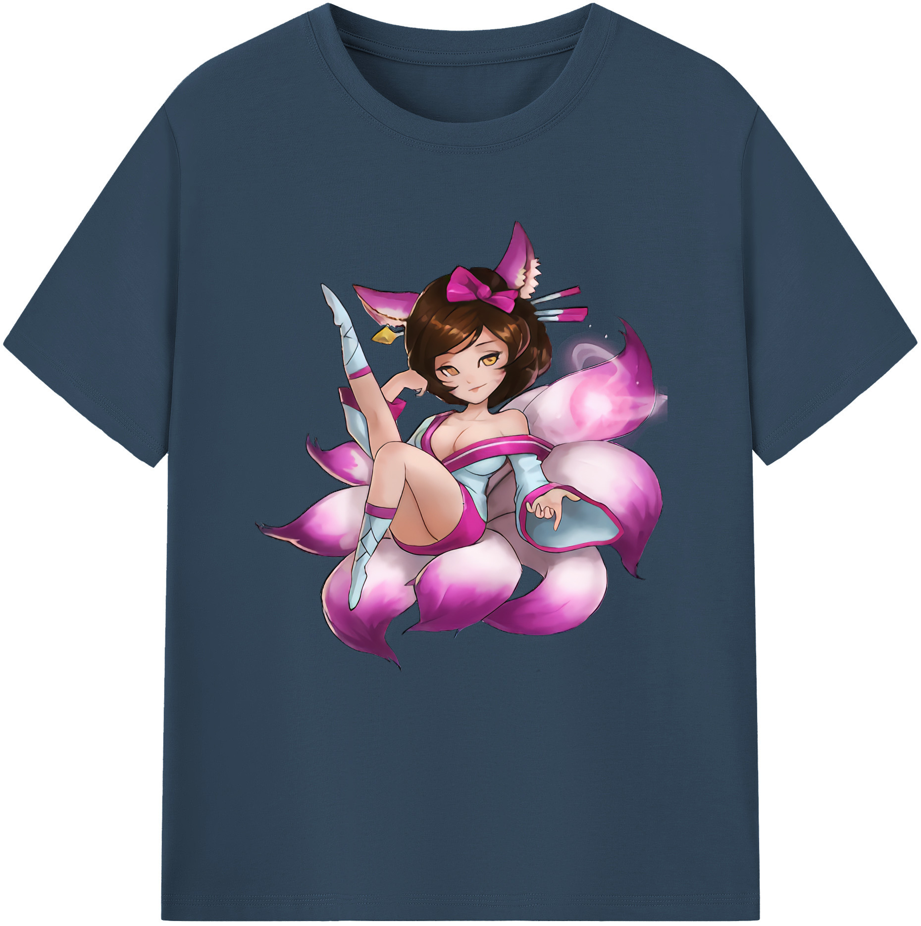 リーグ・オブ・レジェンド League of Legends LOL 綿100％半袖Tシャツ（フロントプリント）