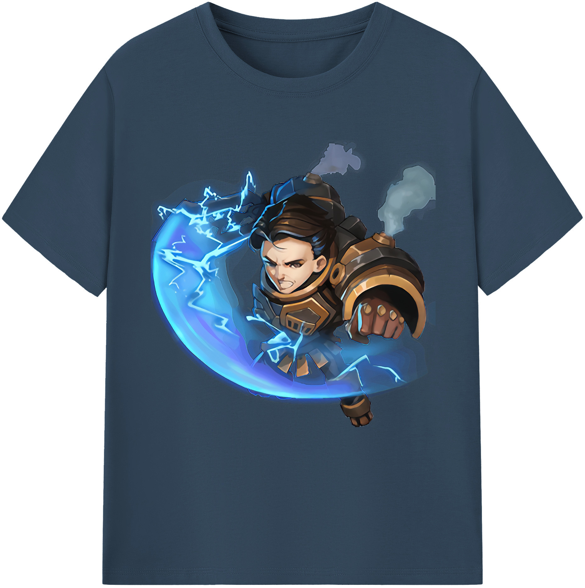 リーグ・オブ・レジェンド League of Legends LOL 綿100％半袖Tシャツ（フロントプリント）