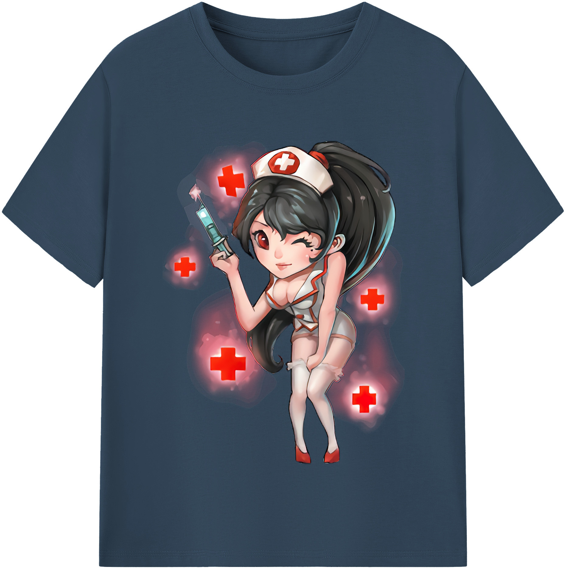 リーグ・オブ・レジェンド League of Legends LOL 綿100％半袖Tシャツ（フロントプリント）